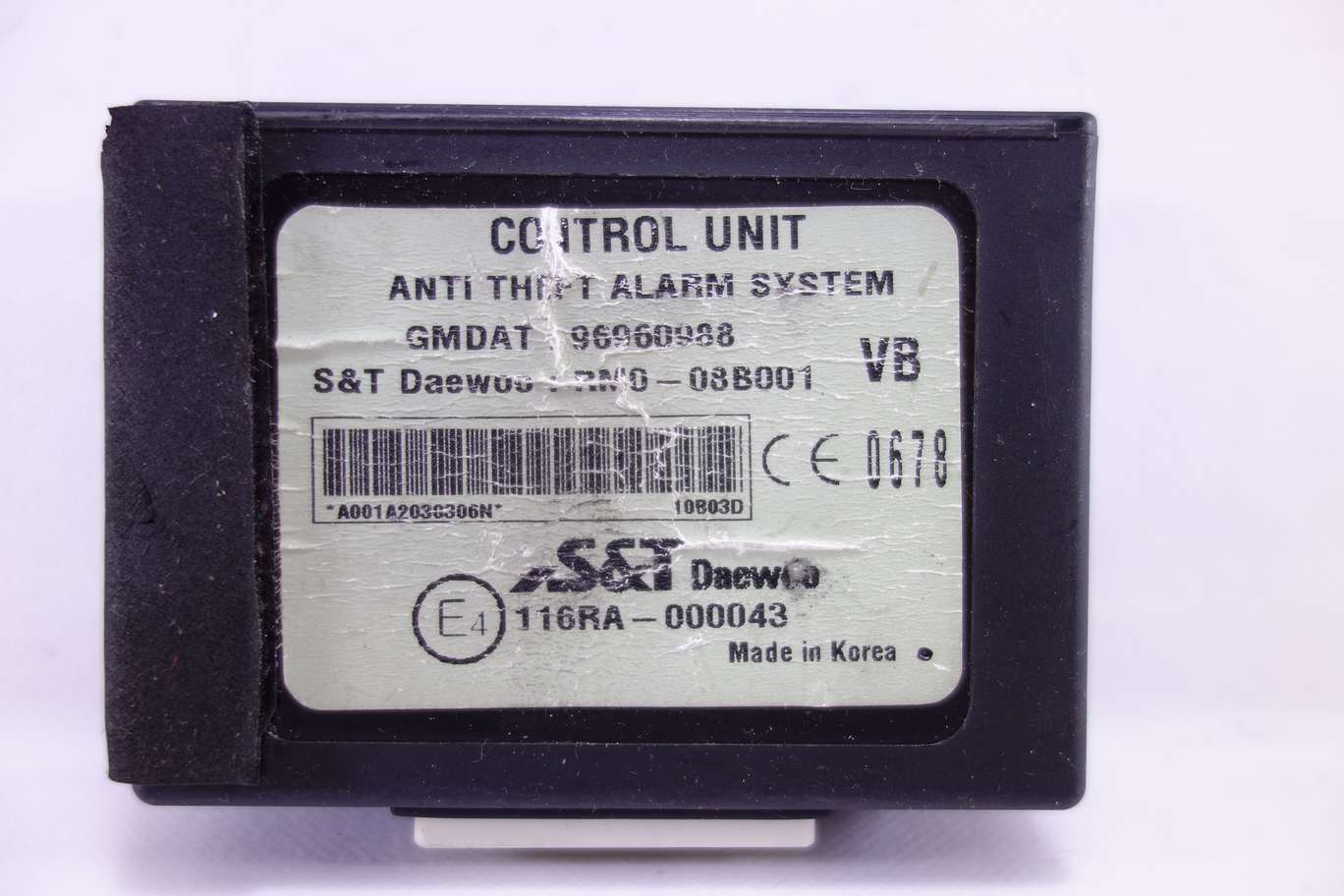 Módulo de alarma Chevrolet Epica 96960988 116RA000043 116RA-000043 - foto 1