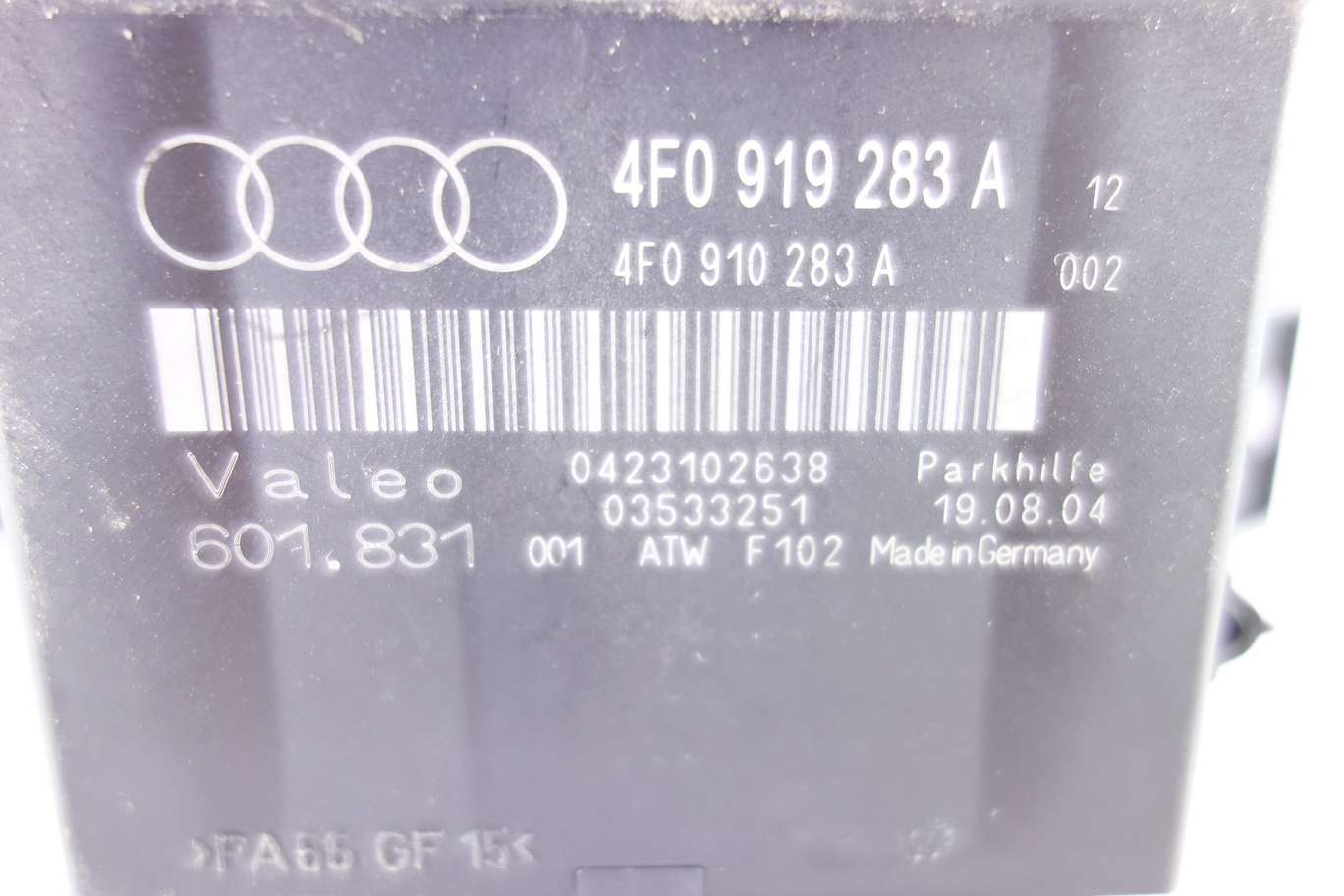 Módulo de control Audi A6 4F 4F0919283A 4F0 919 283 A 4F0910283A 4F0 910 283 A Valeo 601831 601.831 - foto 2