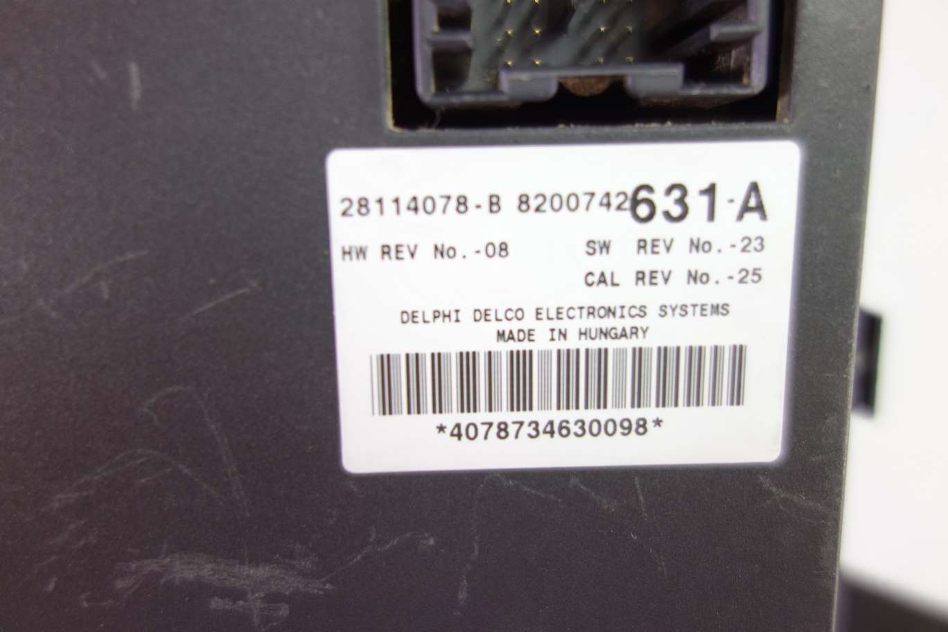 Módulo de control Renault Espace 8200742631A 28114078-B - foto 2