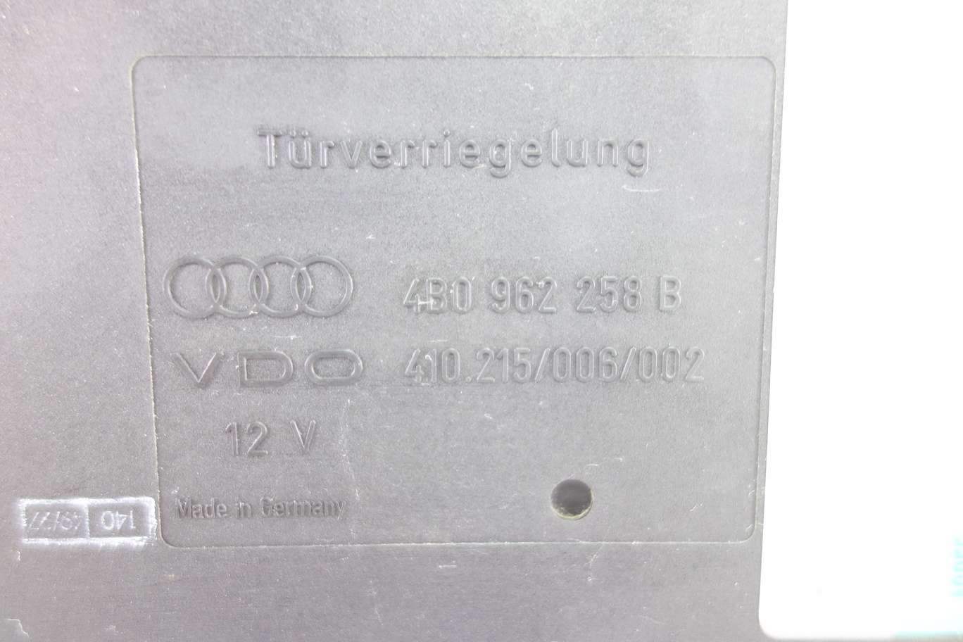 Módulo de confort Audi A6 4B 4B0962258B 4B0962258B 410215006002 410.215/006/002 - foto 2