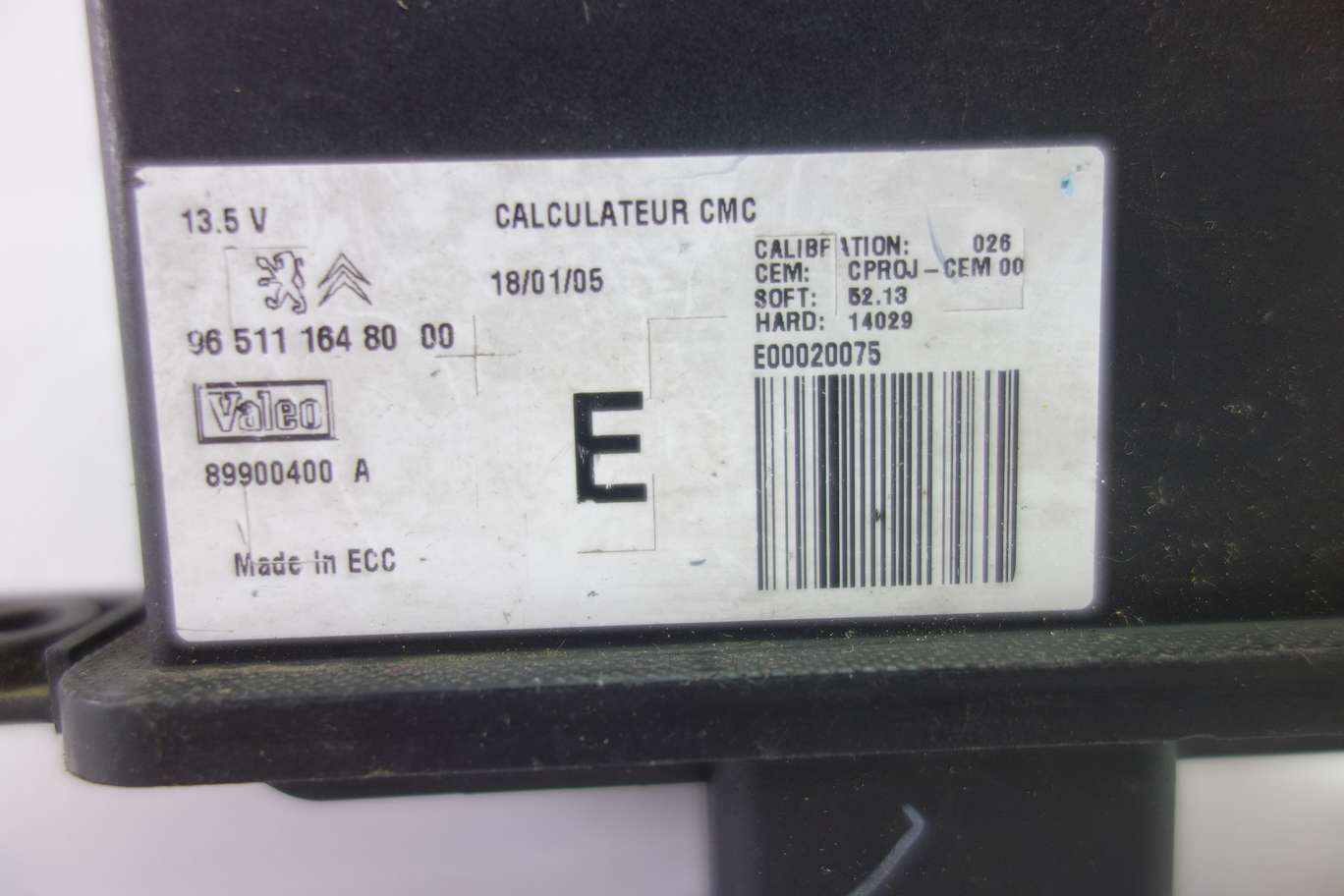 Módulo de electronico Citroen C4 C5 965111648000 96 511 164 80 00 Valeo 89900400A 89900400 A - foto 2