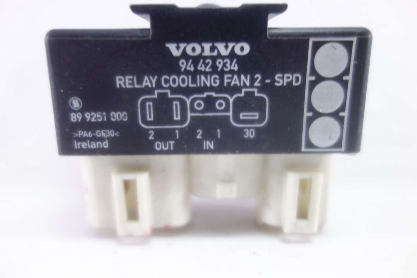 Relé del ventilador del radiador Volvo V70 S70 9442934 94 42 934 899251000 89 9251 000 - foto 2