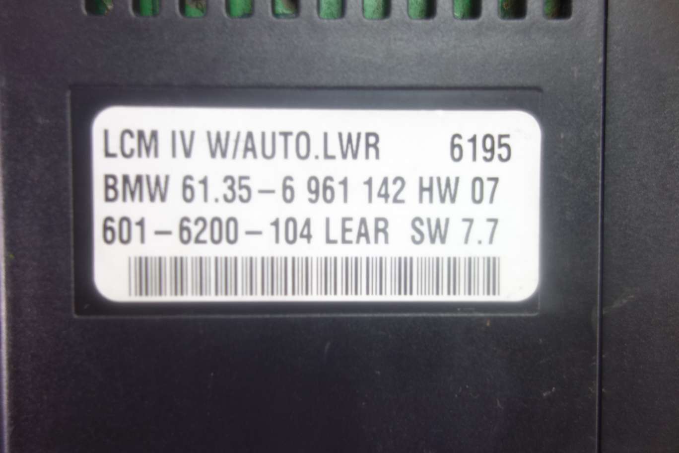 Modulo de control BMW E39 X5 61356961142 61.35-6 961 142 6016200104 601-6200-104 - foto 2