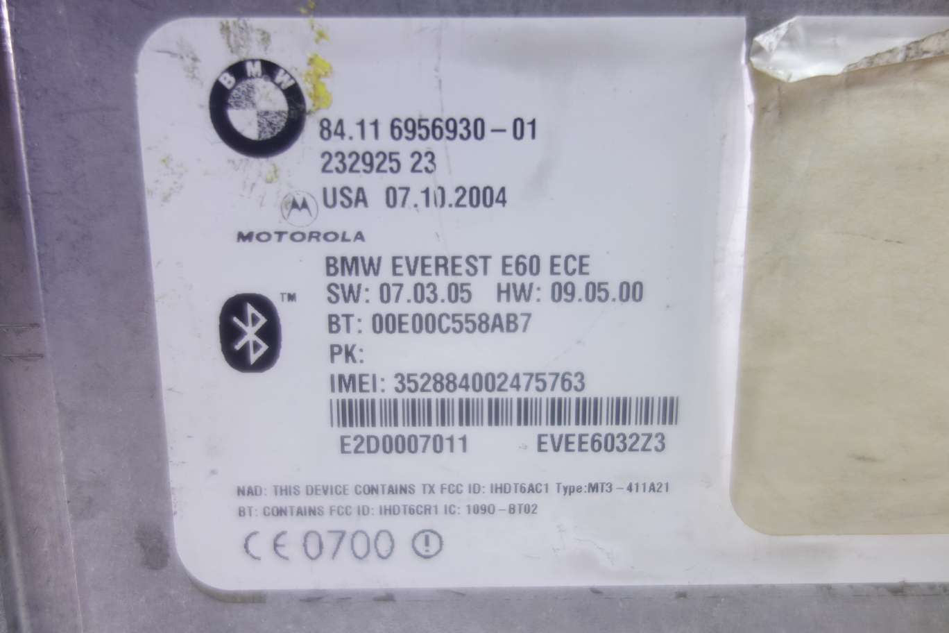 Modulo de bluetooth 8411695693001 84.11 6956930-01 23292523 232925 23 - foto 2