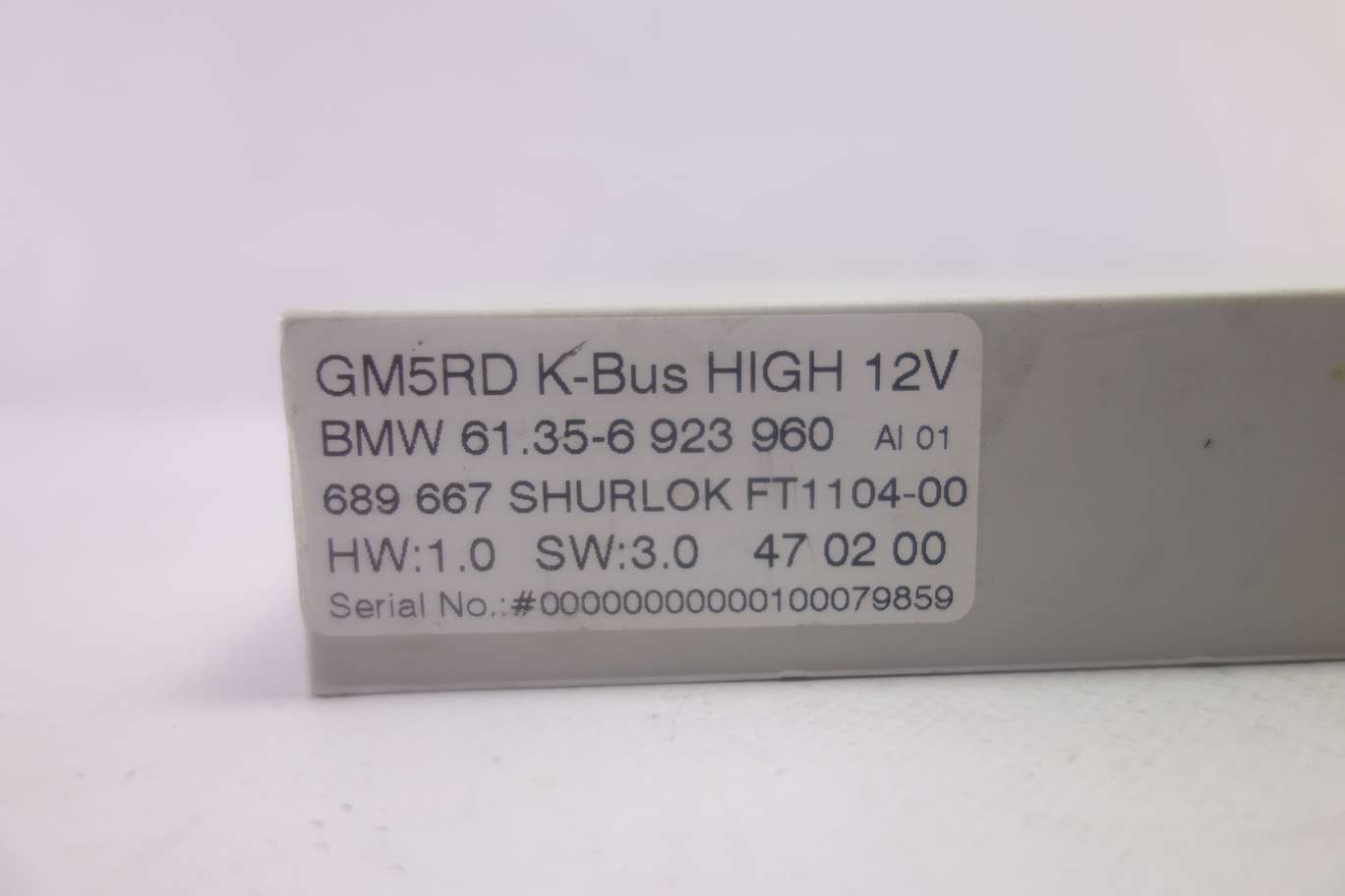 Módulo de control BMW E60 E61 E63 E64 61356923960 61.35-6 923 960 689667 689 667 - foto 2