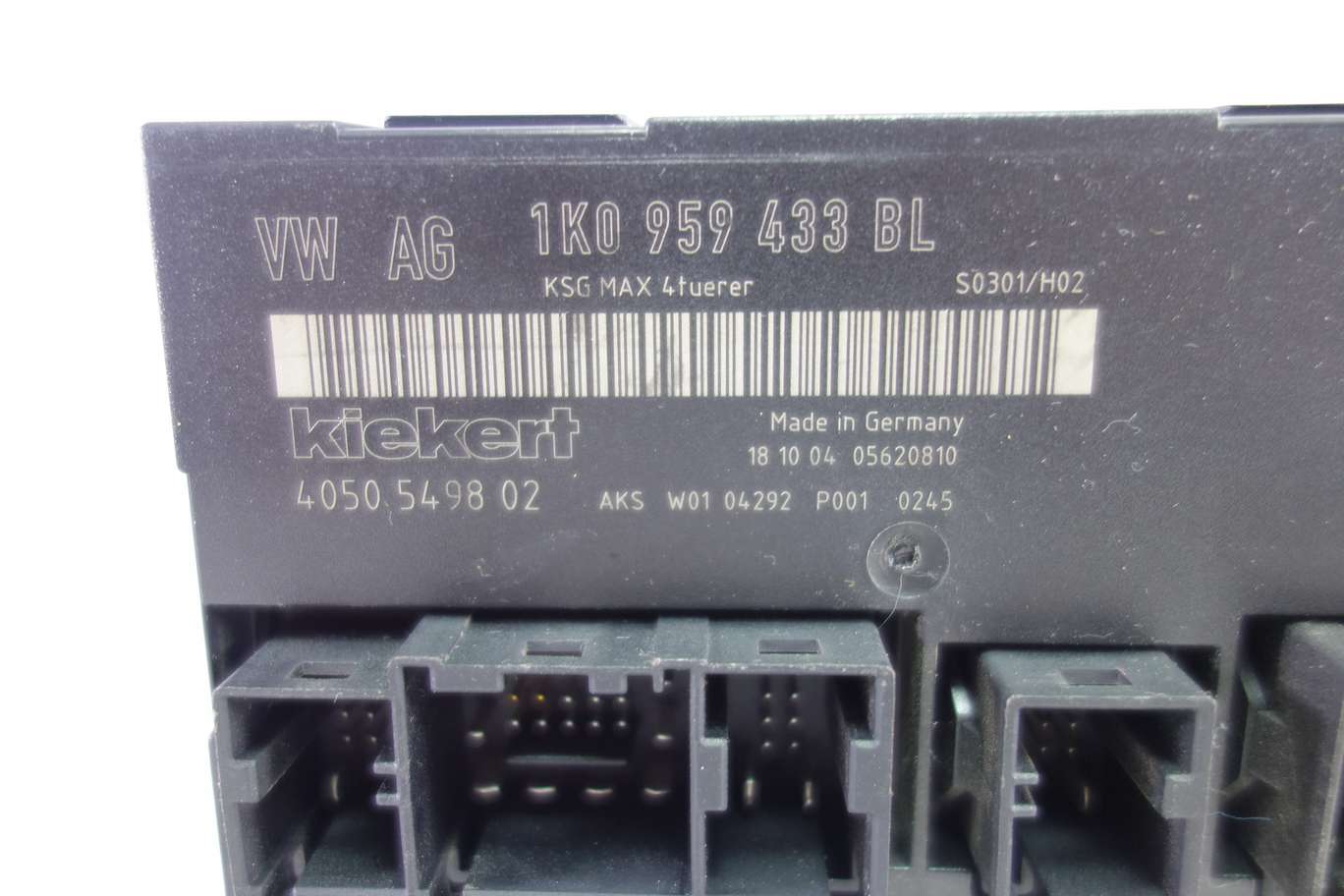 Centralita confort VW Audi Seat Skoda 1K0959433BL 1K0 959 433 BL 4050549802 4050 5498 02 Kiekert - foto 2