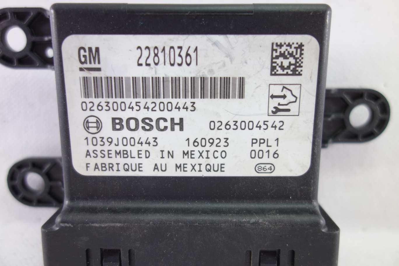 Sensor de aparcamiento Opel Zafira 22810361 Bosch 0263004542 1039J00443 - foto 3