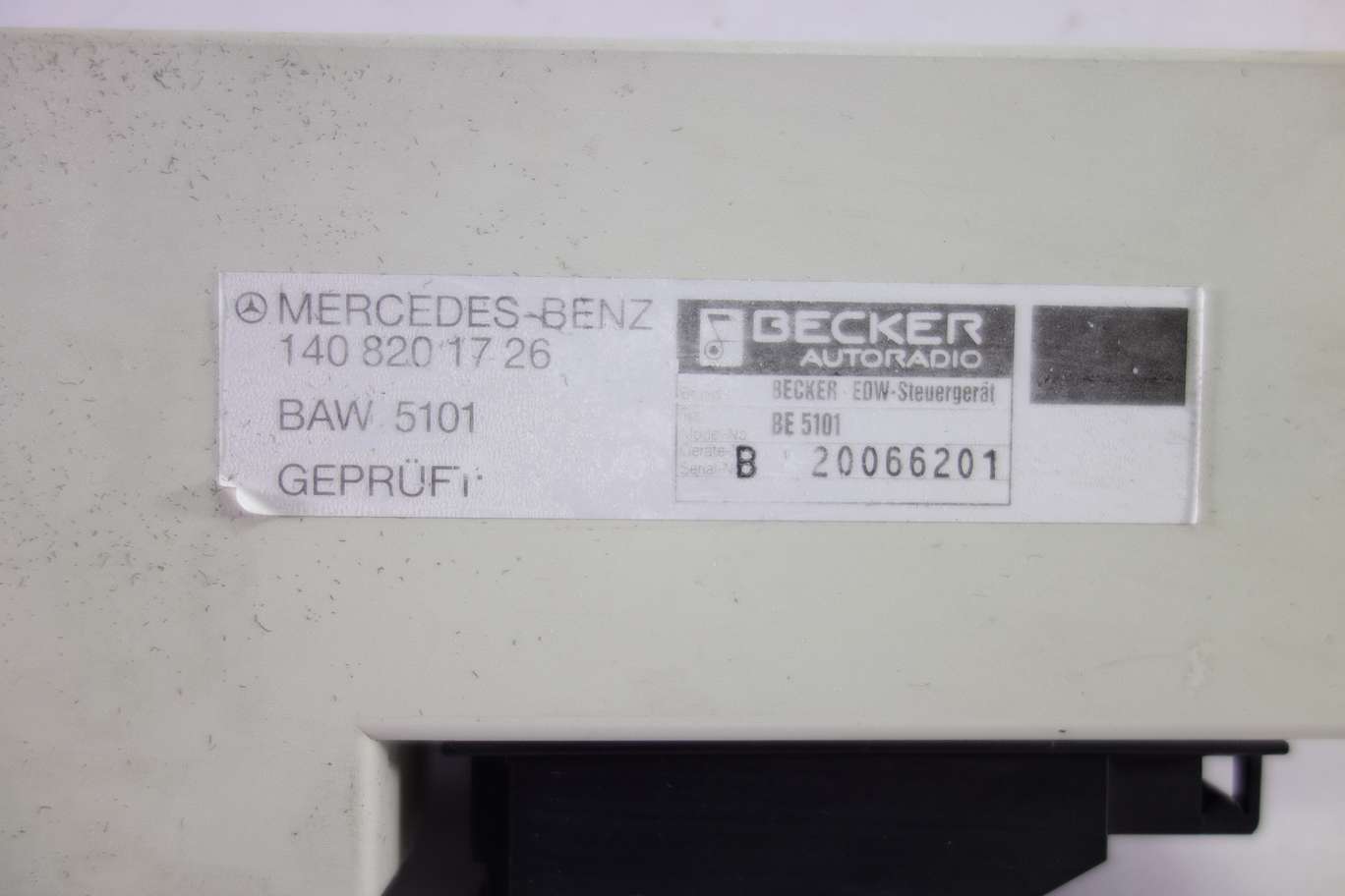 Modulo de alarma Mercedes W140 1408201726 140 820 17 26 BAW5101 BAW 5101 - foto 2