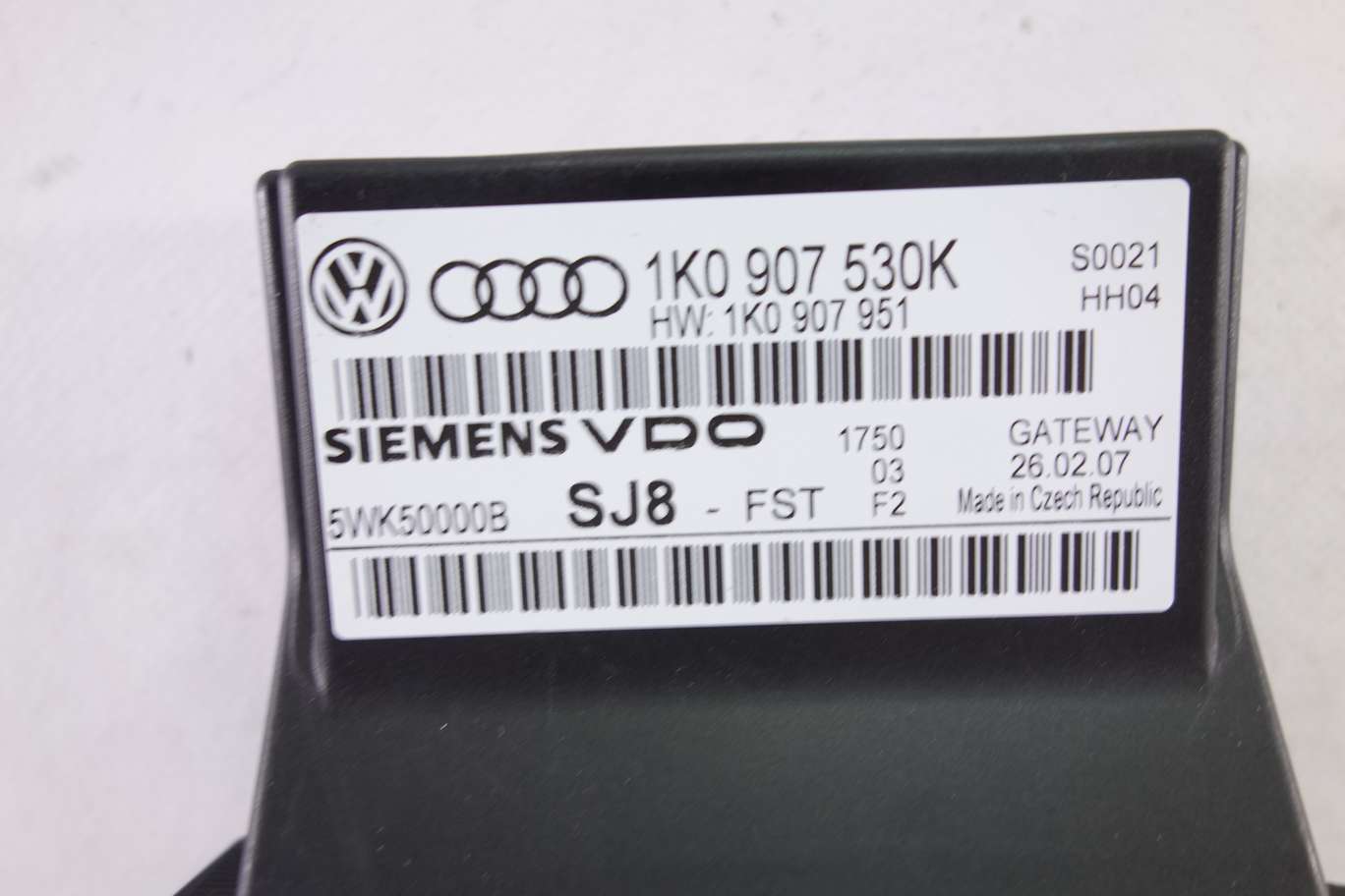 Unidad de control VW Golf 1K0907530K 1K0 907 530K 1K0907951 1K0 907 951 VDO Siemens 5WK50000B - foto 2