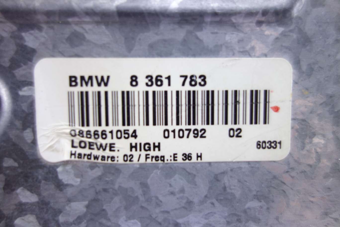 Amplificador de audio BMW E46 8361783 8 361 783 086661054 - foto 2