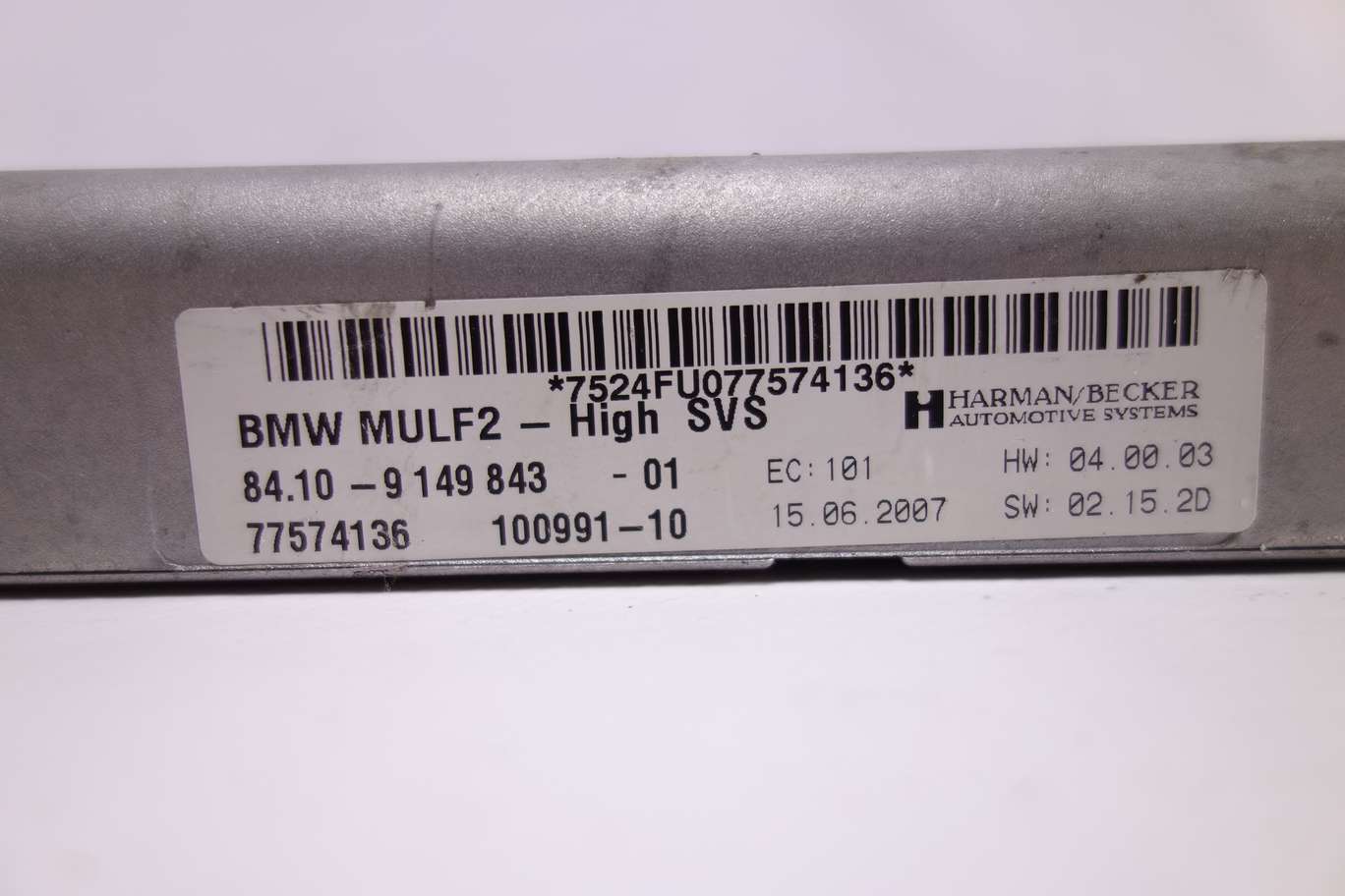 Módulo de bluetooth BMW E87 84109149843 84.10-9 149 843 77574136 10099110 100991-10 - foto 2