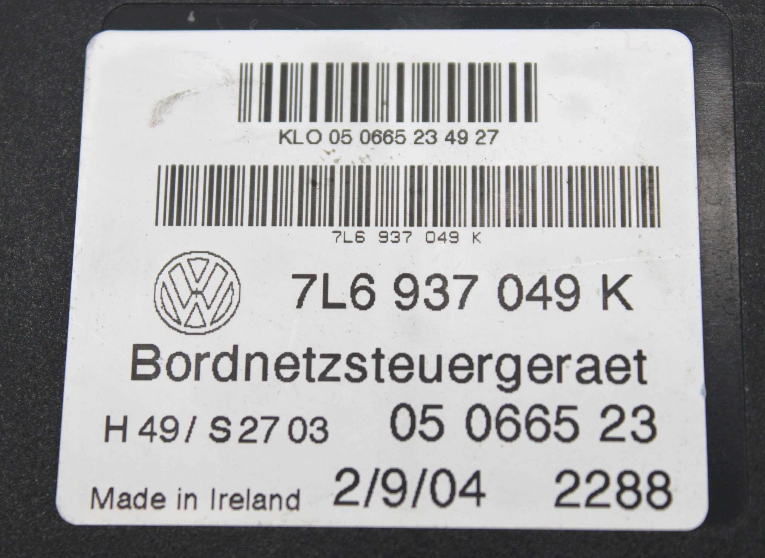Módulo Electrónico Volkswagen Touareg - foto 2
