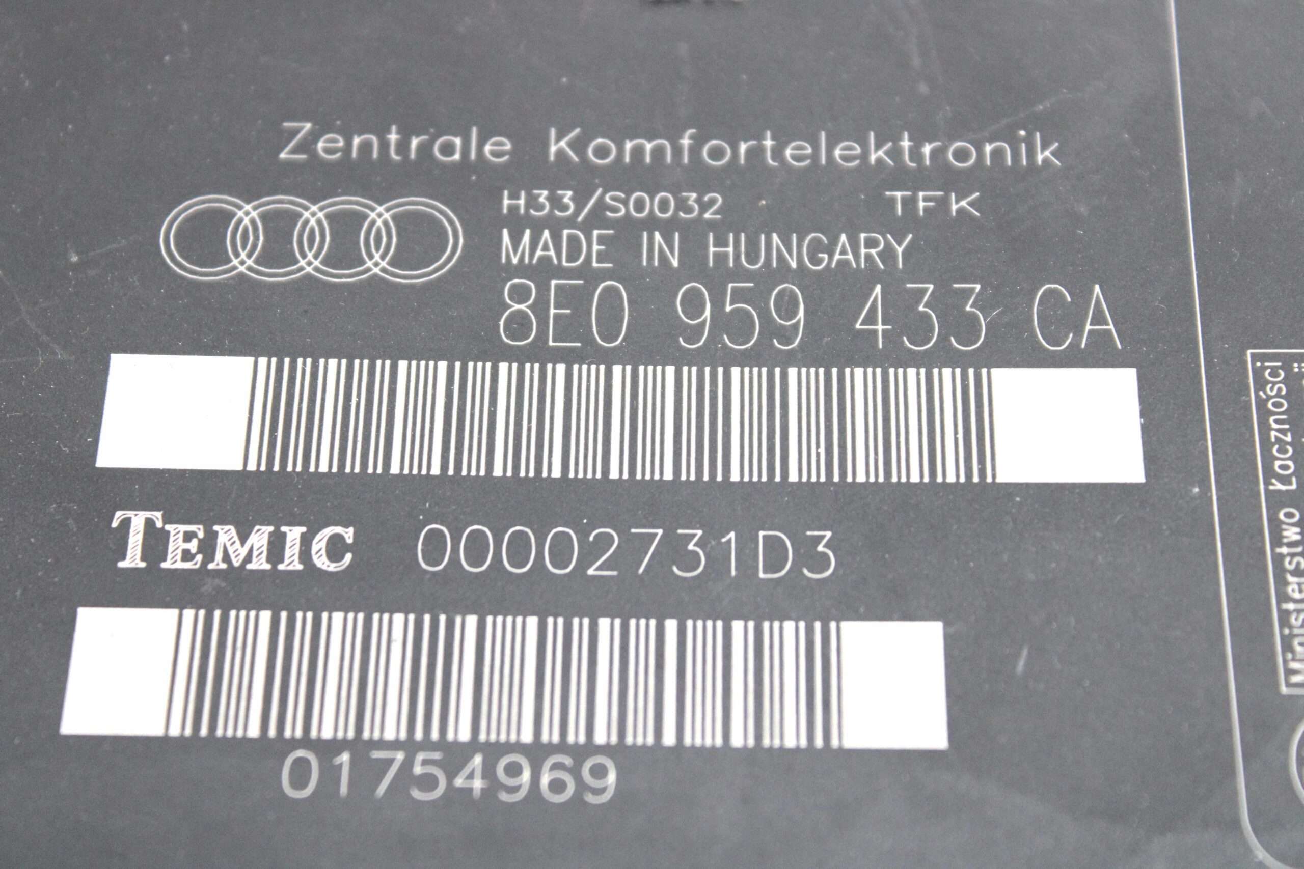 Modulo de Control Audi A4 B7 - foto 2