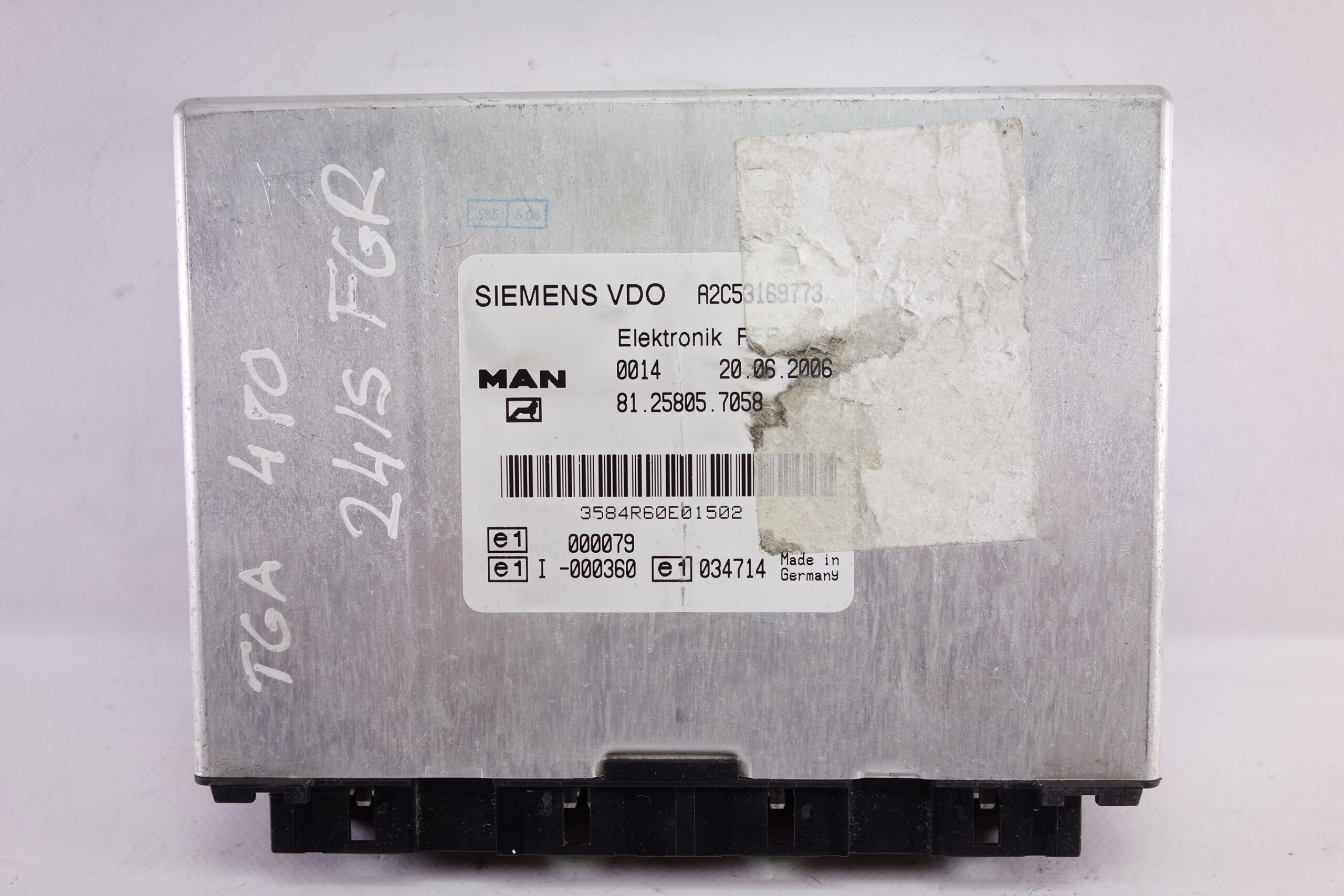 Unidad de control electrónico Man A2C53169773 Siemens Vdo 81258057058 81.25805.7058 - foto 1