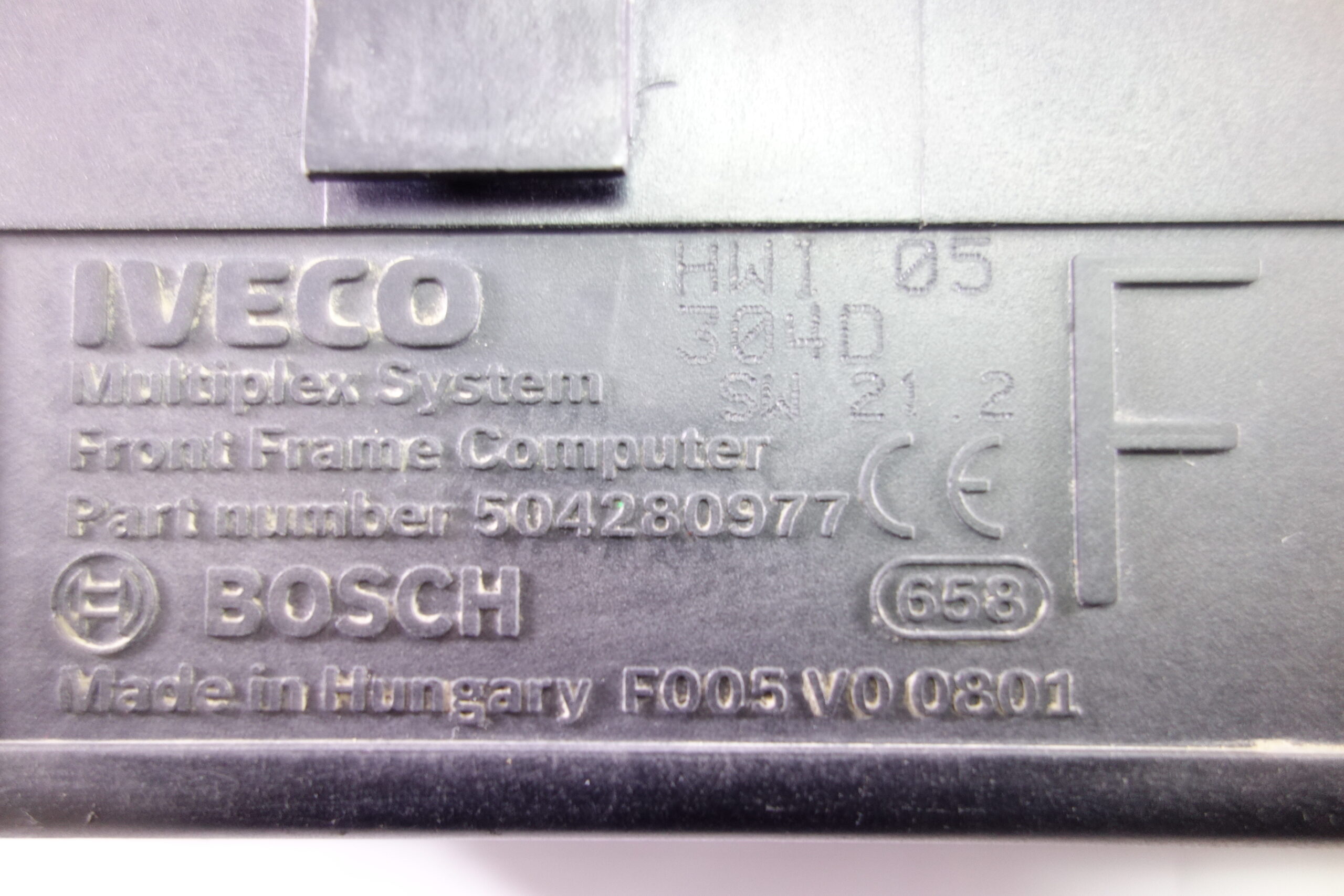 Centralita eléctrico para Iveco 504280977 Bosch F005V00801 F005 V0 0801 - foto 2