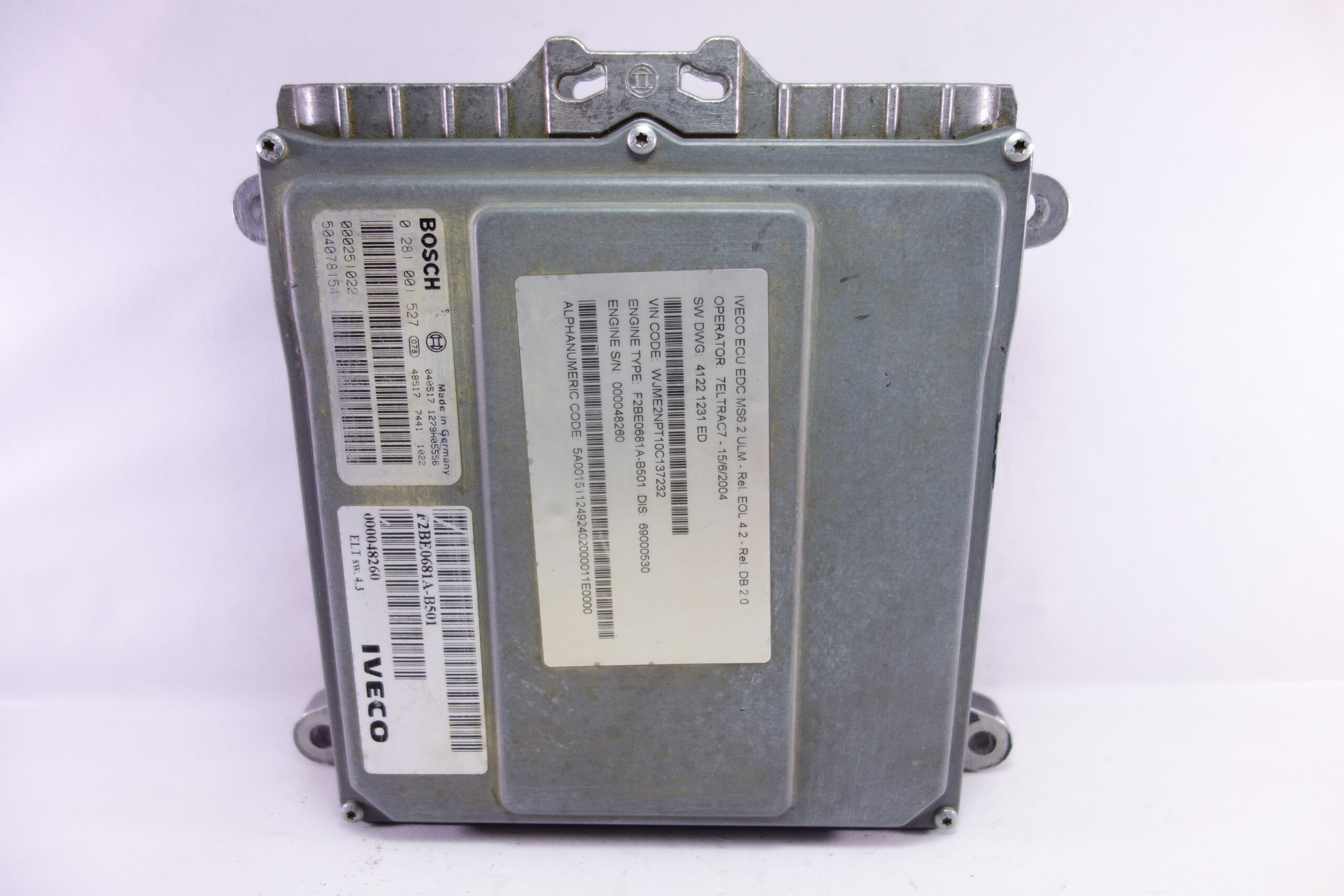 Centralita del motor para Iveco Stralis Bosch 0281001527 0 281 001 527 000251022 504078154 - foto 1