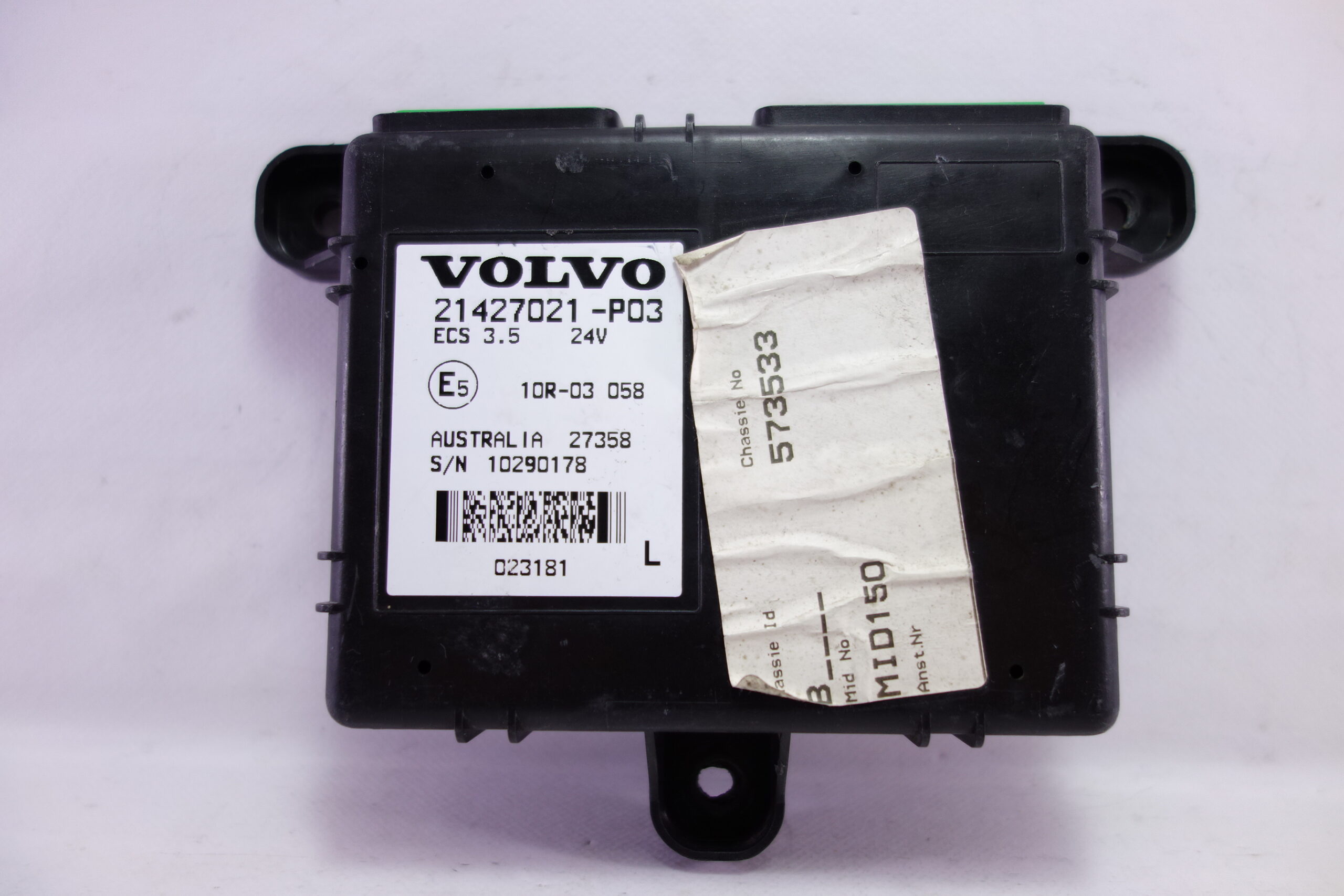 Unidad De Control Volvo 21427021 21427021-P03 10R03058 10R-03 058 - foto 1