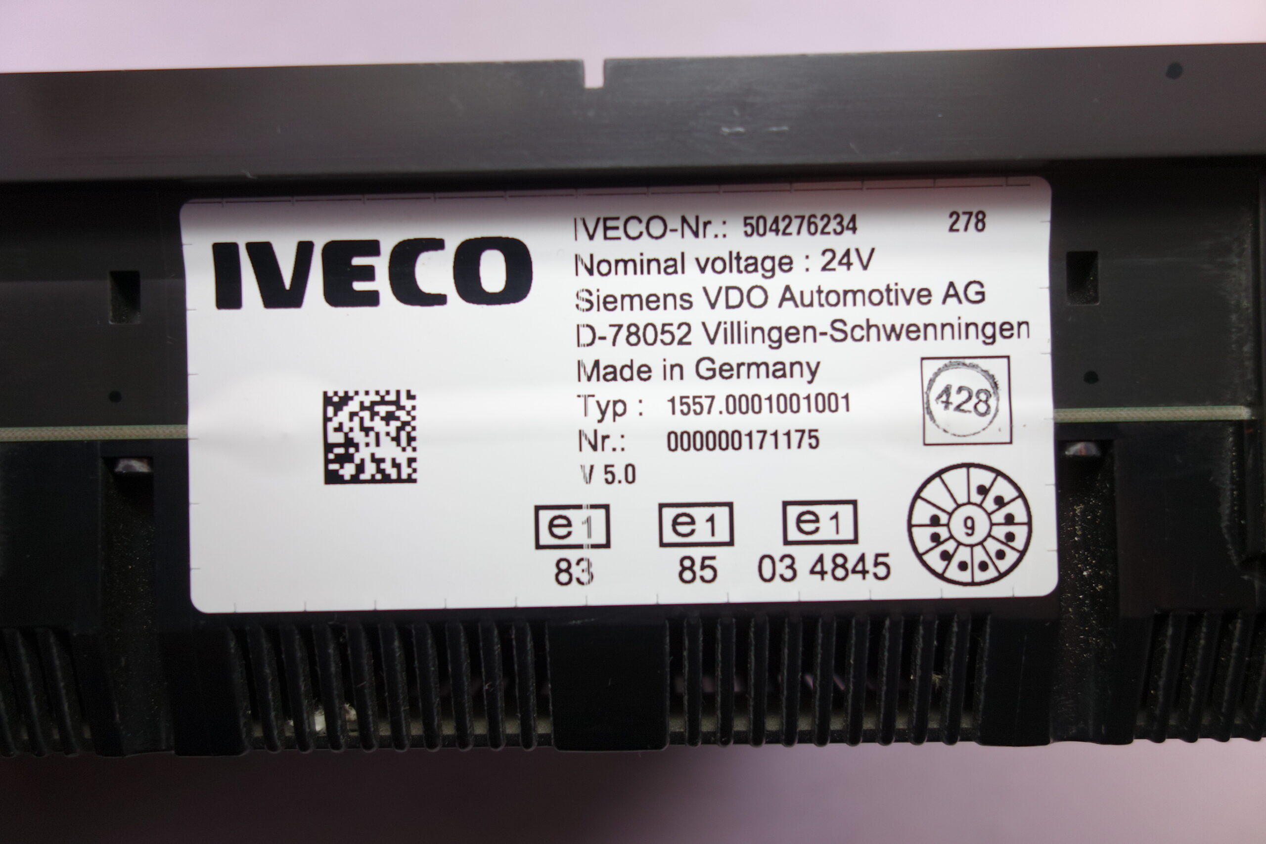 CUADRO INSTRUMENTOS PARA IVECO STRALIS 450 AT AS 504276234 D-78052 D78052 - foto 3