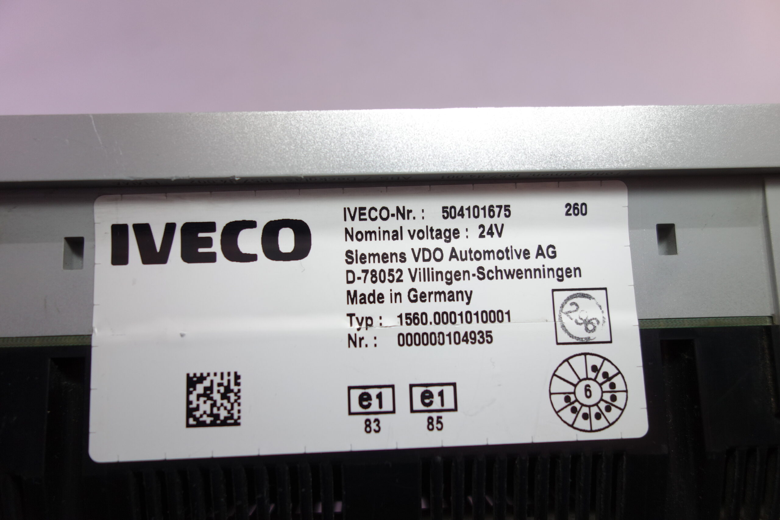 Cuadro de Instrumentos para IVECO 504101675 155784001 1557 84 001 - foto 2