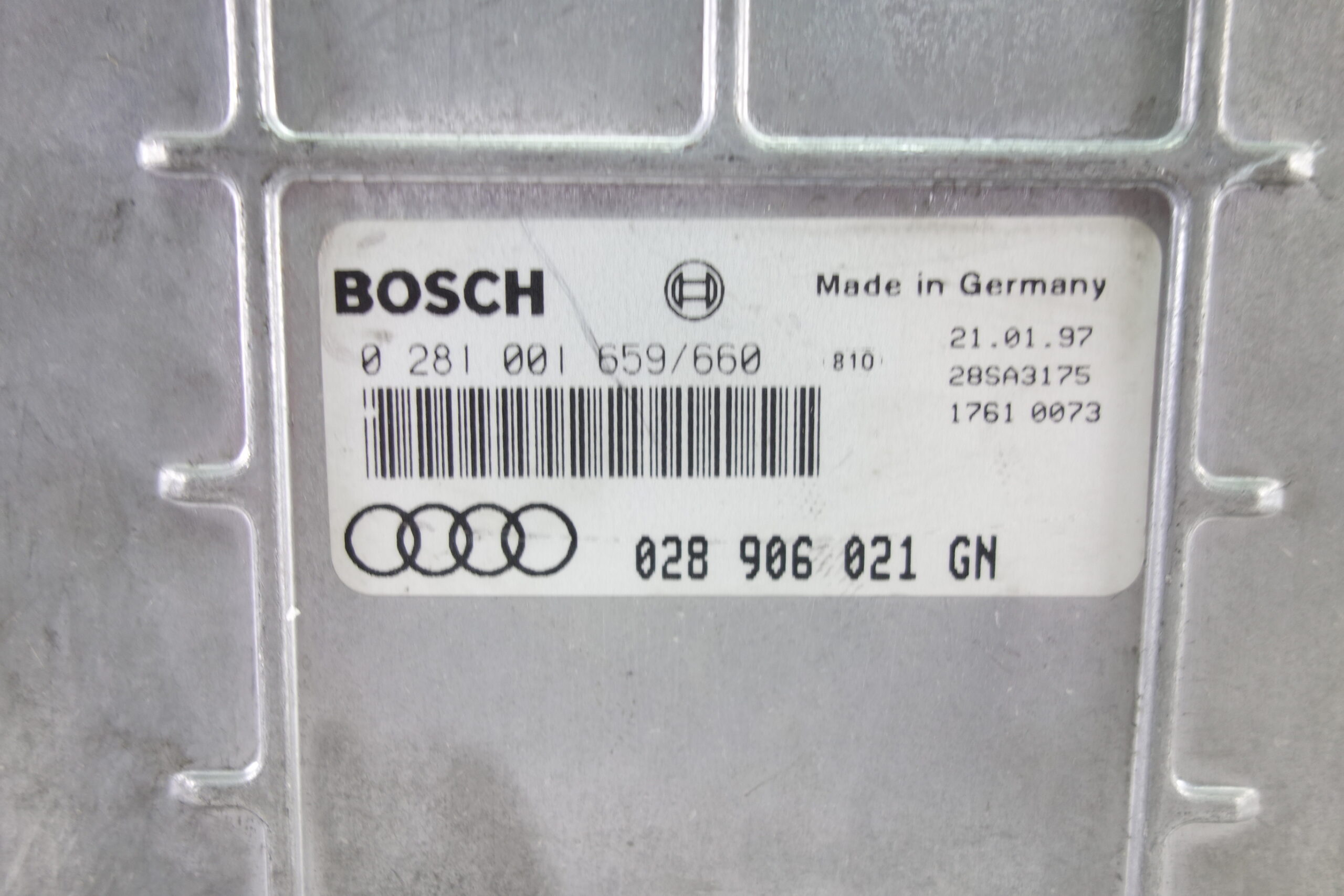 Centralita de motor AUDI A4 028906021GN 028 906 021 GN 0281001659660 0 281 001 659 660 - foto 2