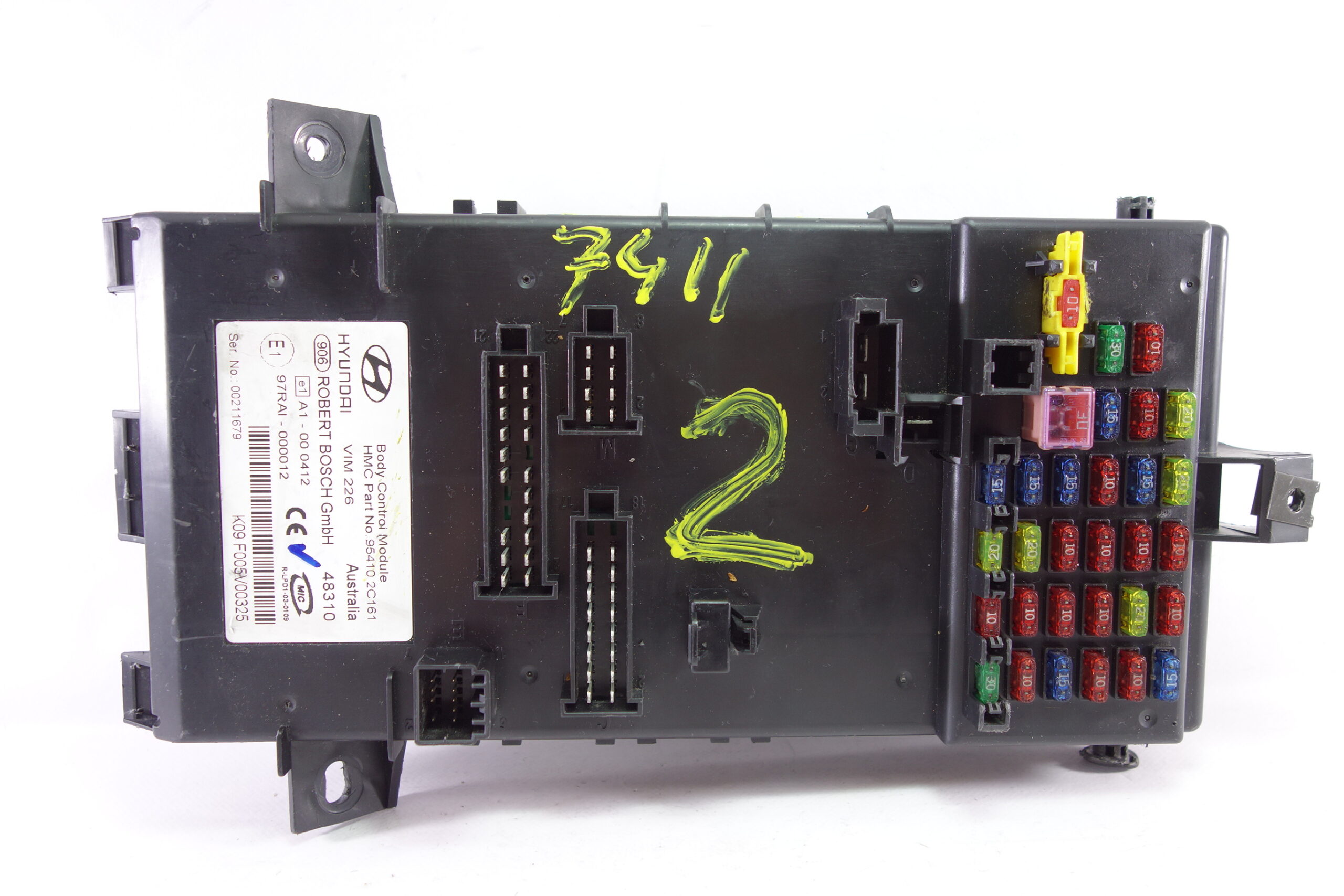 Caja de fusibles HYUNDAI 954102C161 95410 2C161 A1000412 A1 00 0412 97RAI000012 97RAI 000012 K09F005V00325 K09 F005V00325 - foto 1