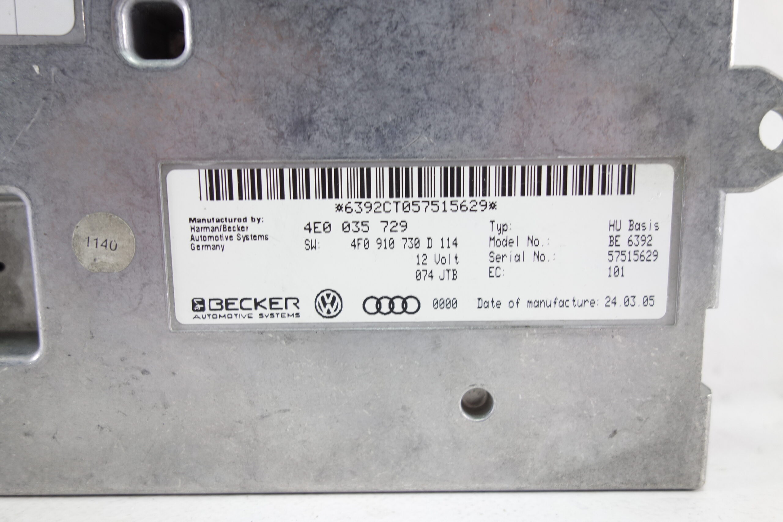 Sistema de navegación AUDI A6 4E0035729 4E0 035 729 4F0910730D 114 4F0 910 730 D 114 - foto 2
