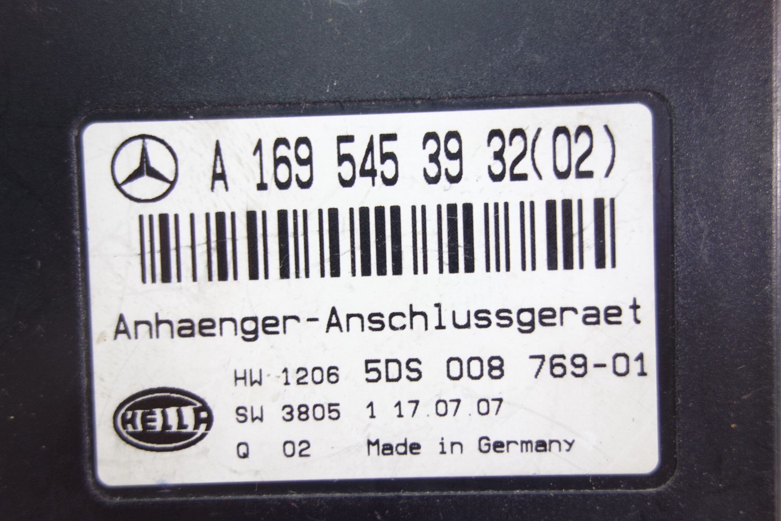 Unidad de control MERCEDES W906 W169 W203 W463 A169545393202 A 169 545 39 32 02 5DS00876901 5DS 008 769 01 - foto 2