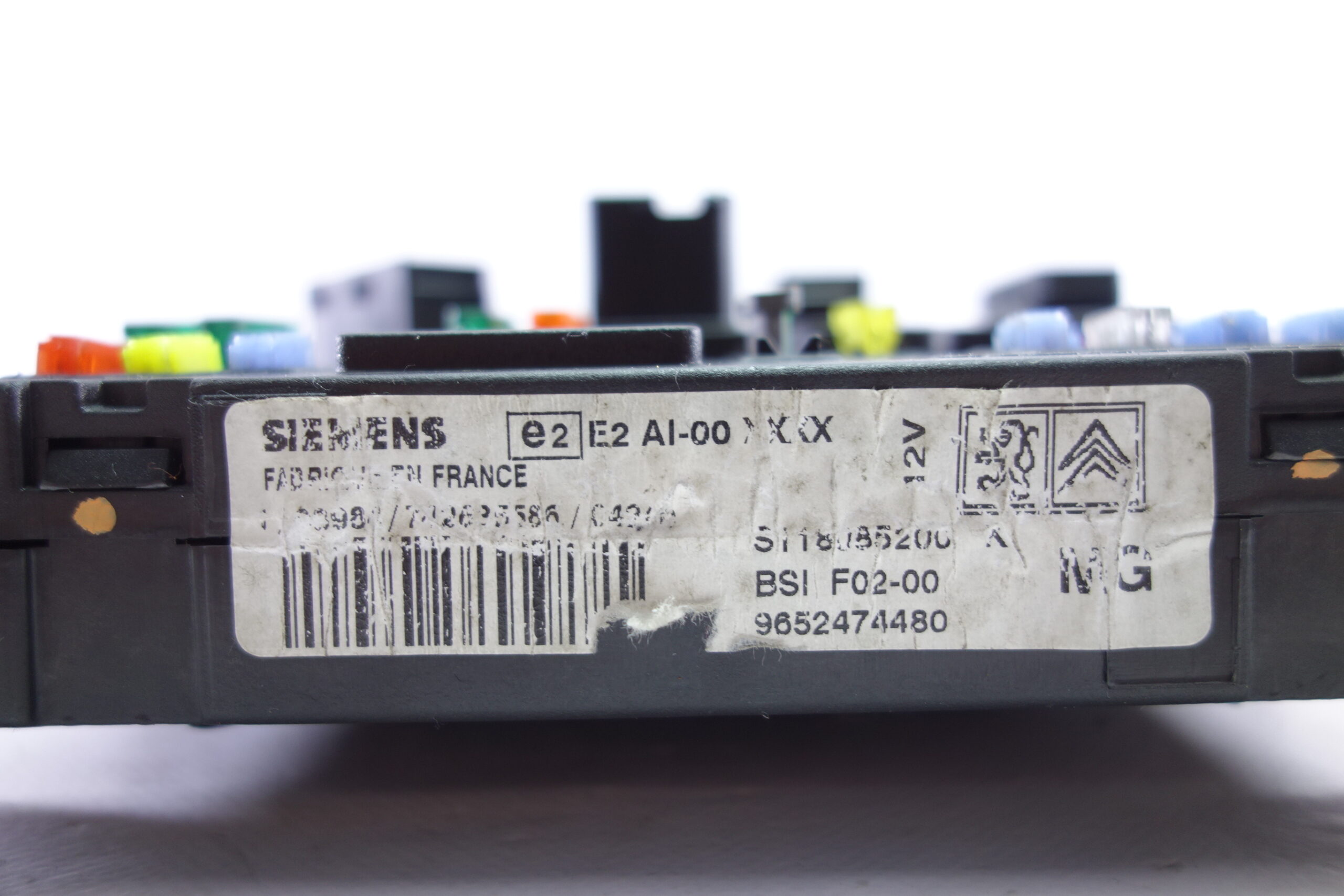 Caja de fusibles CITROEN PEGEOT 9652474480  S118085200K S118085200 K - foto 2