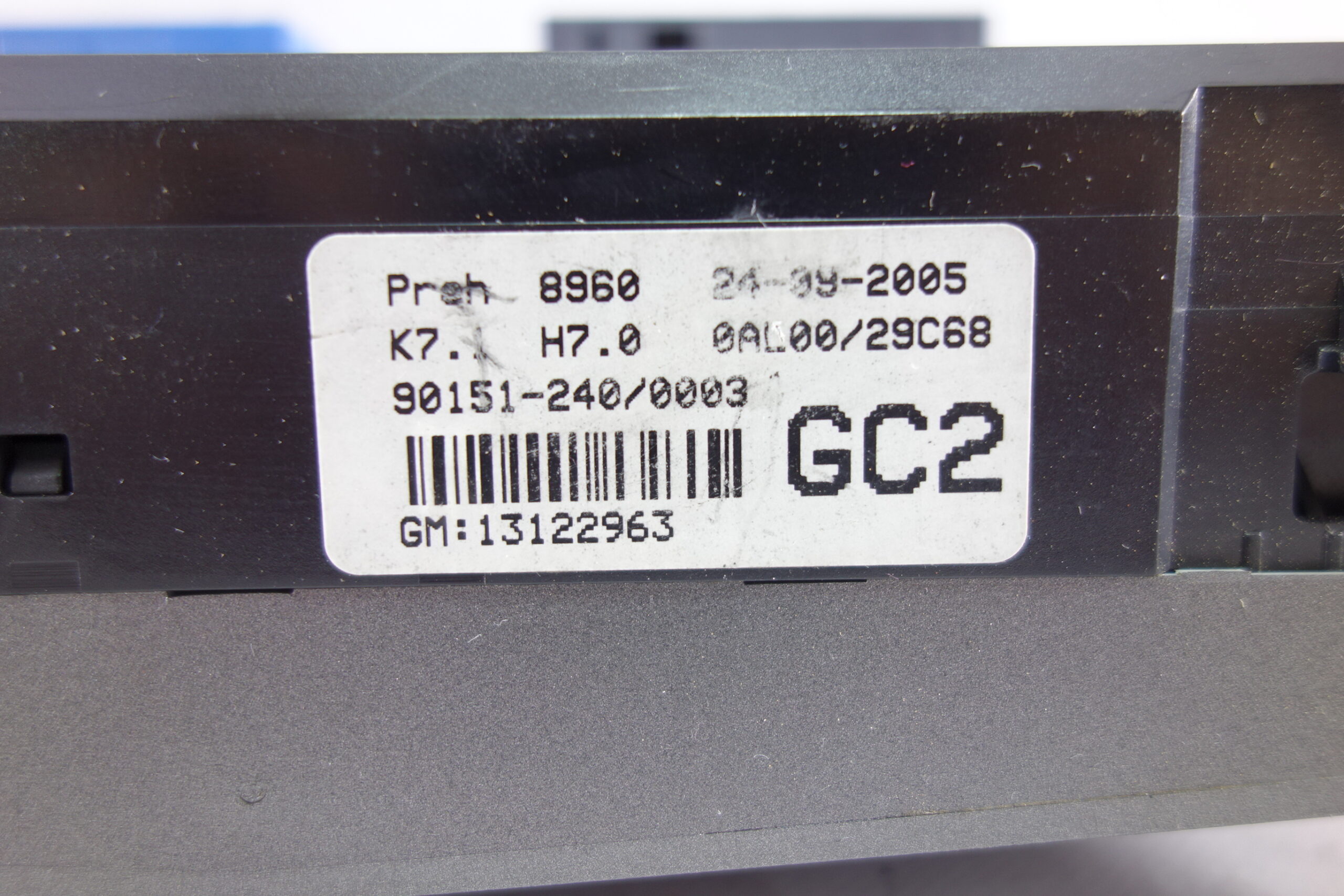 Mando climatizador OPEL ASTRA 901512400003 90151 240 0003 13122963 - foto 2