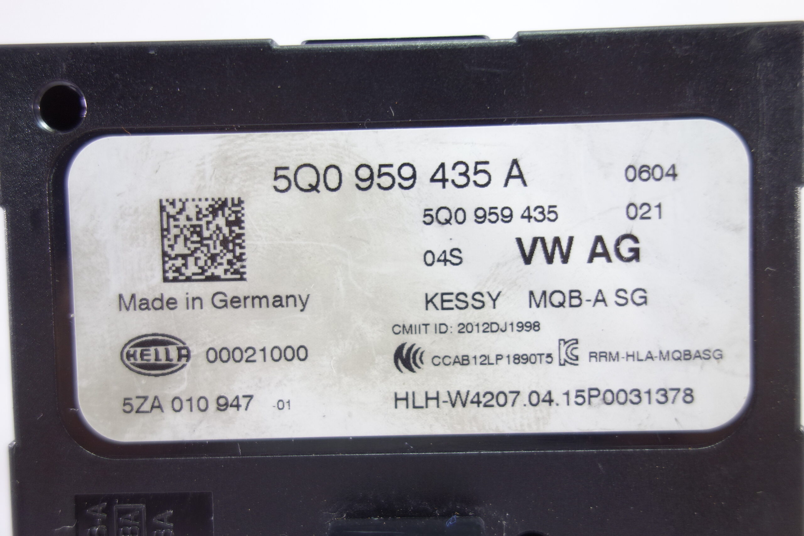 Módulo electrónico SEAT TOLEDO VW 5ZA010176 5ZA 010 176 5Q0959435A 5Q0 959 435 A HELLA 00021000 - foto 2