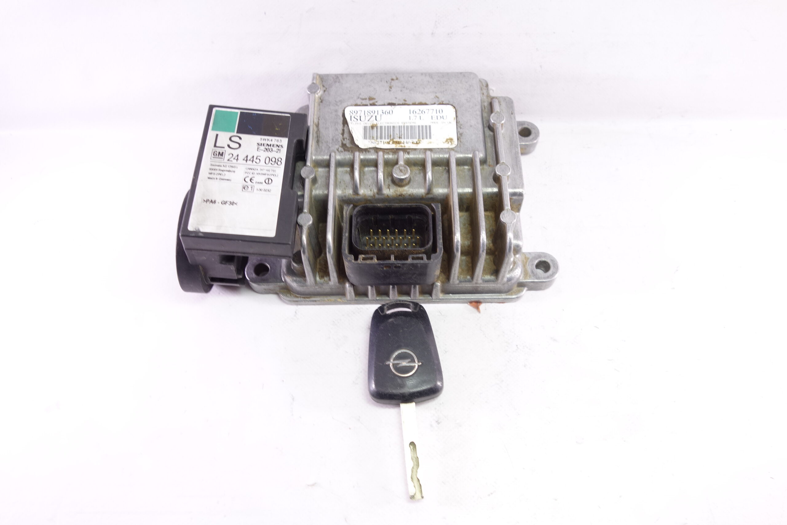 Centralita del motor con lector de llave Opel Astra 8971891360 16267710 24445098 24 445 098 - foto 1