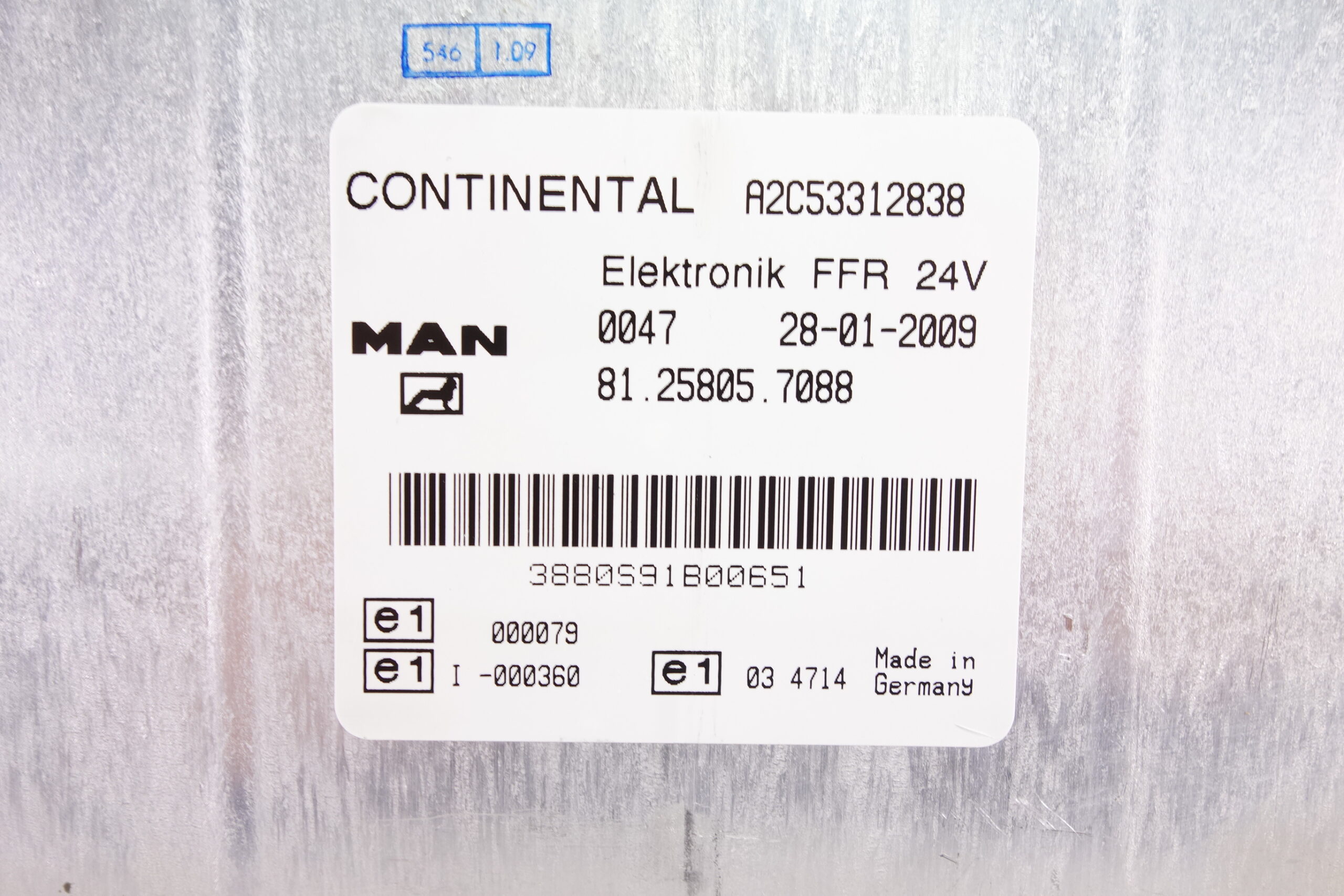 Unidad de control ECU FFR Man 81258057088 81 25805 7088 A2C53312838 - foto 2