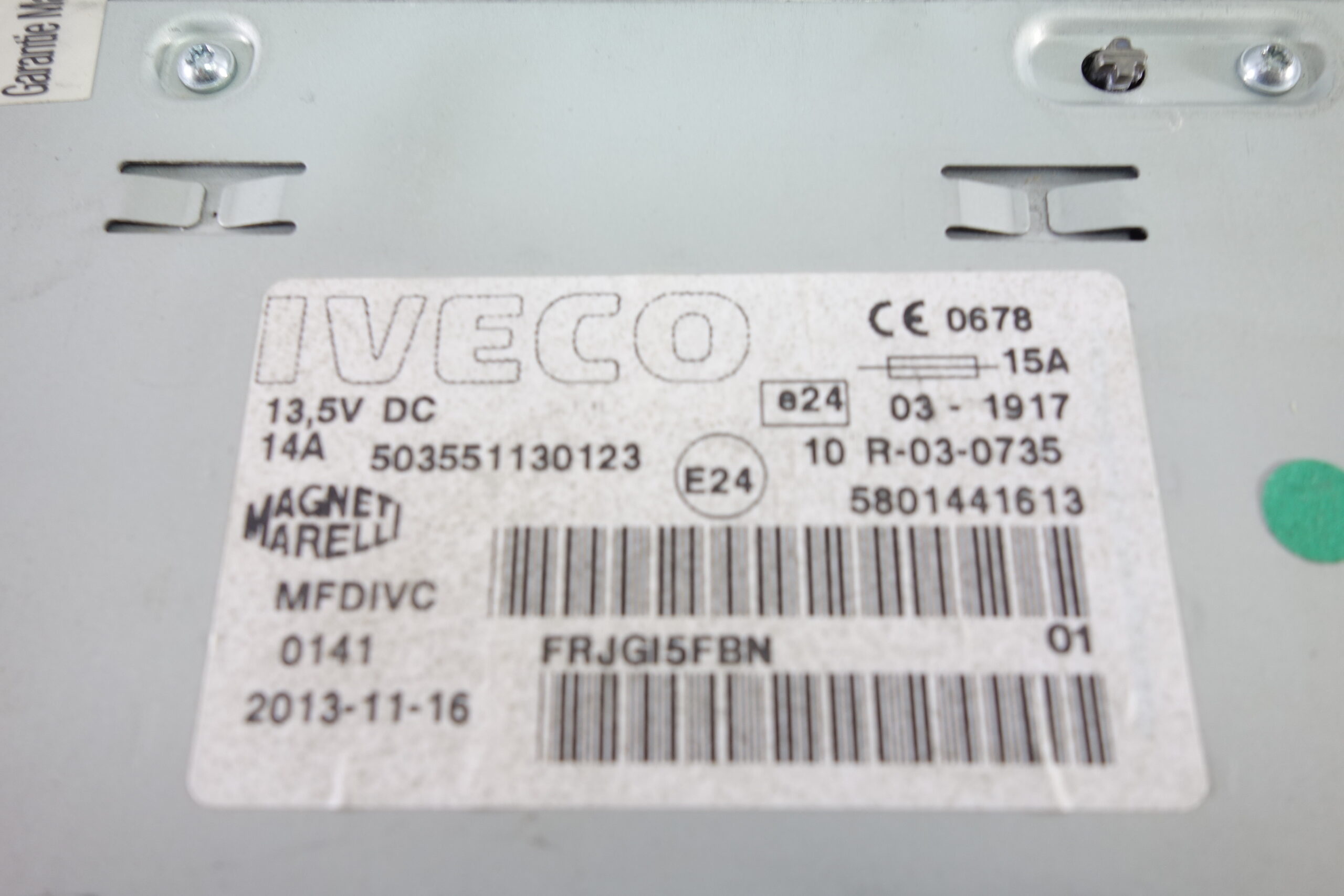 RADIO PARA IVECO STRALIS HI-WAY SD USB 503551130123 5801441613 - foto 2