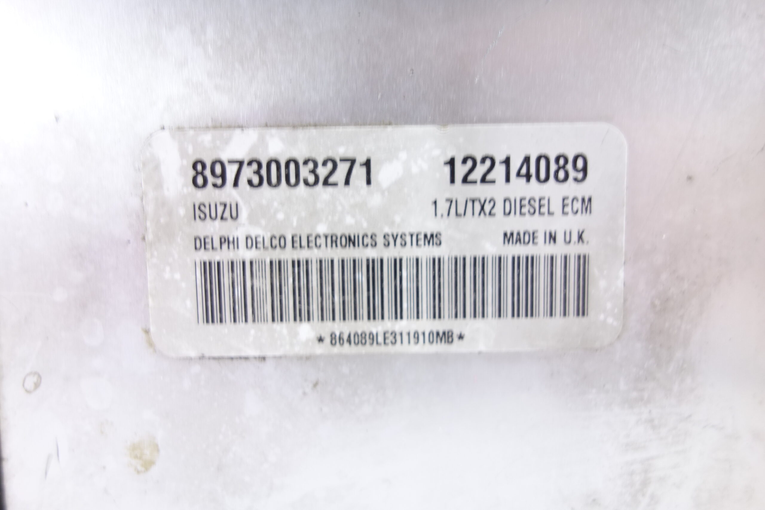 Centralita de motor UCE Opel Astra Corsa 8973003271 12214089 - foto 2