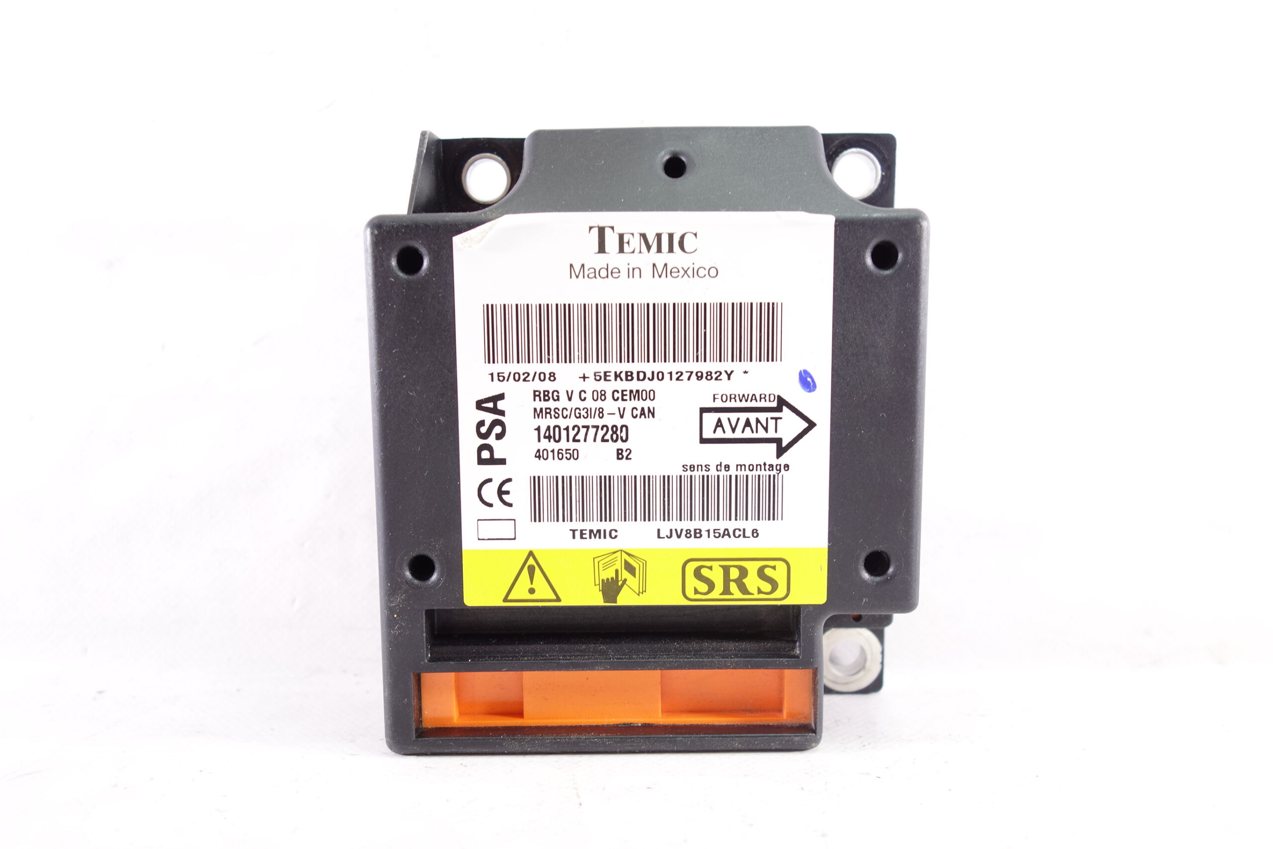 Centralita de airbag Fiat Citroen 1401277280 PSA 401650B2 401650 B2 - foto 1
