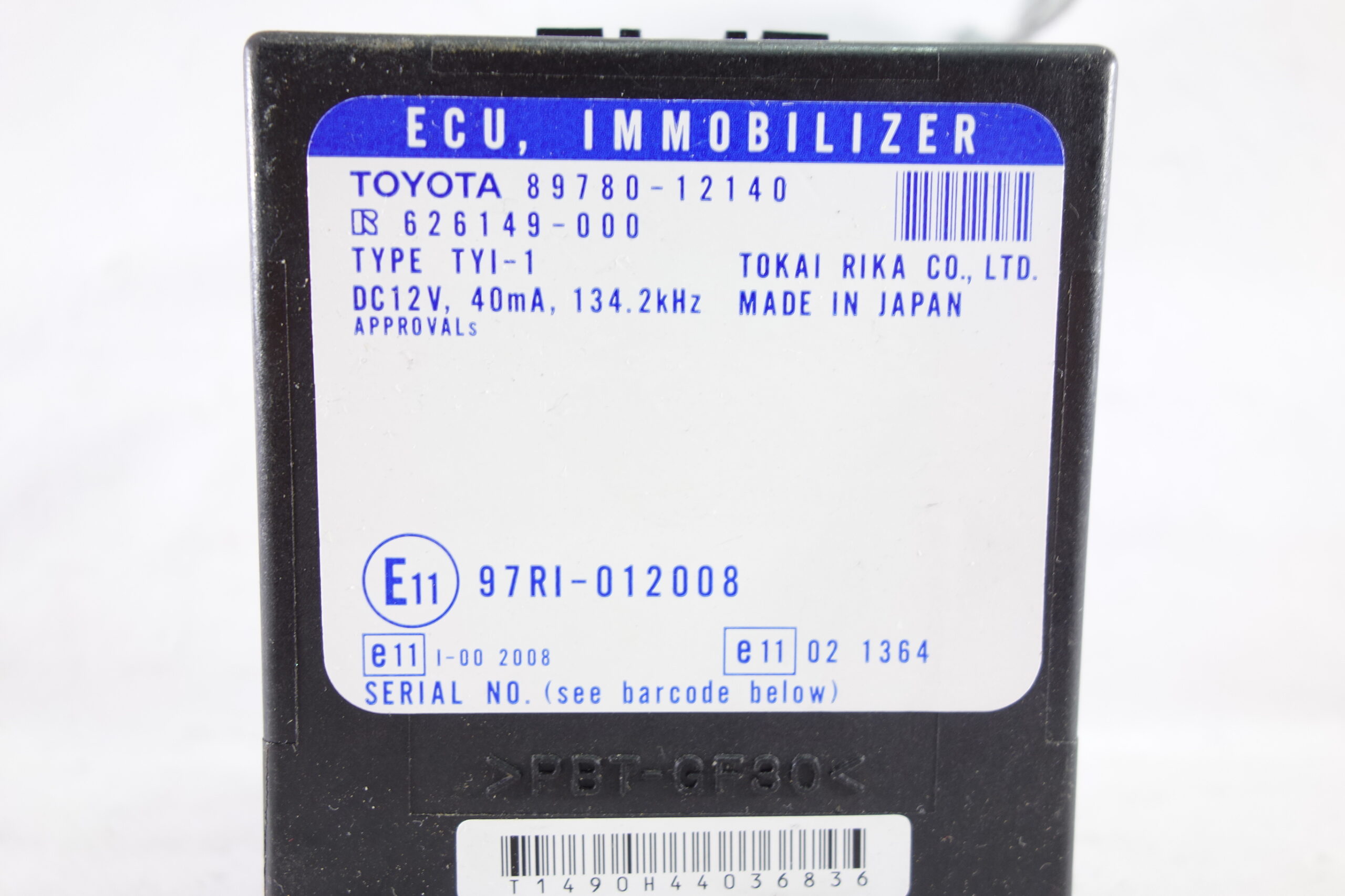 Módulo de control Toyota Corolla 8978012140 89780 12140 626149000 626149 000 97RI012008 97RI 012008 - foto 2