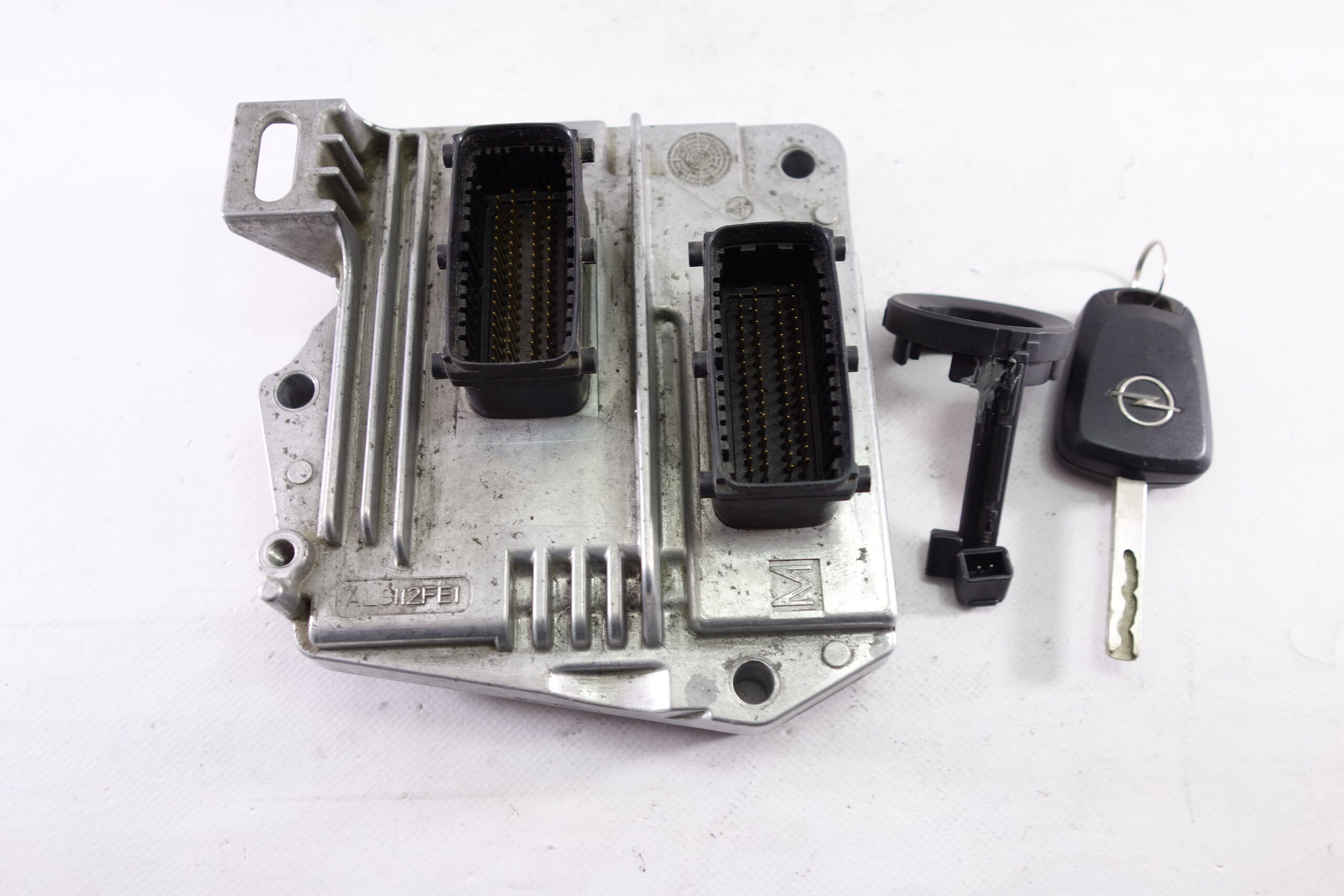 Centralita del Motor con Lector de Llave Opel Astra H Zafira DTXW - foto 1
