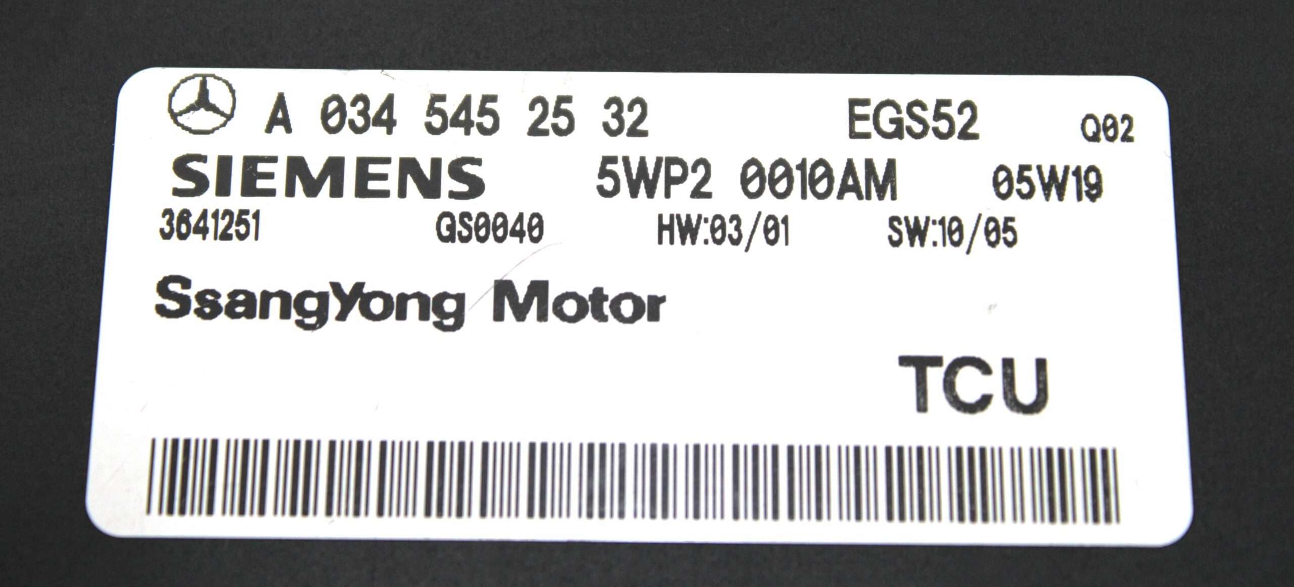 Módulo de Transmisión Ssangyong Rexton - foto 2