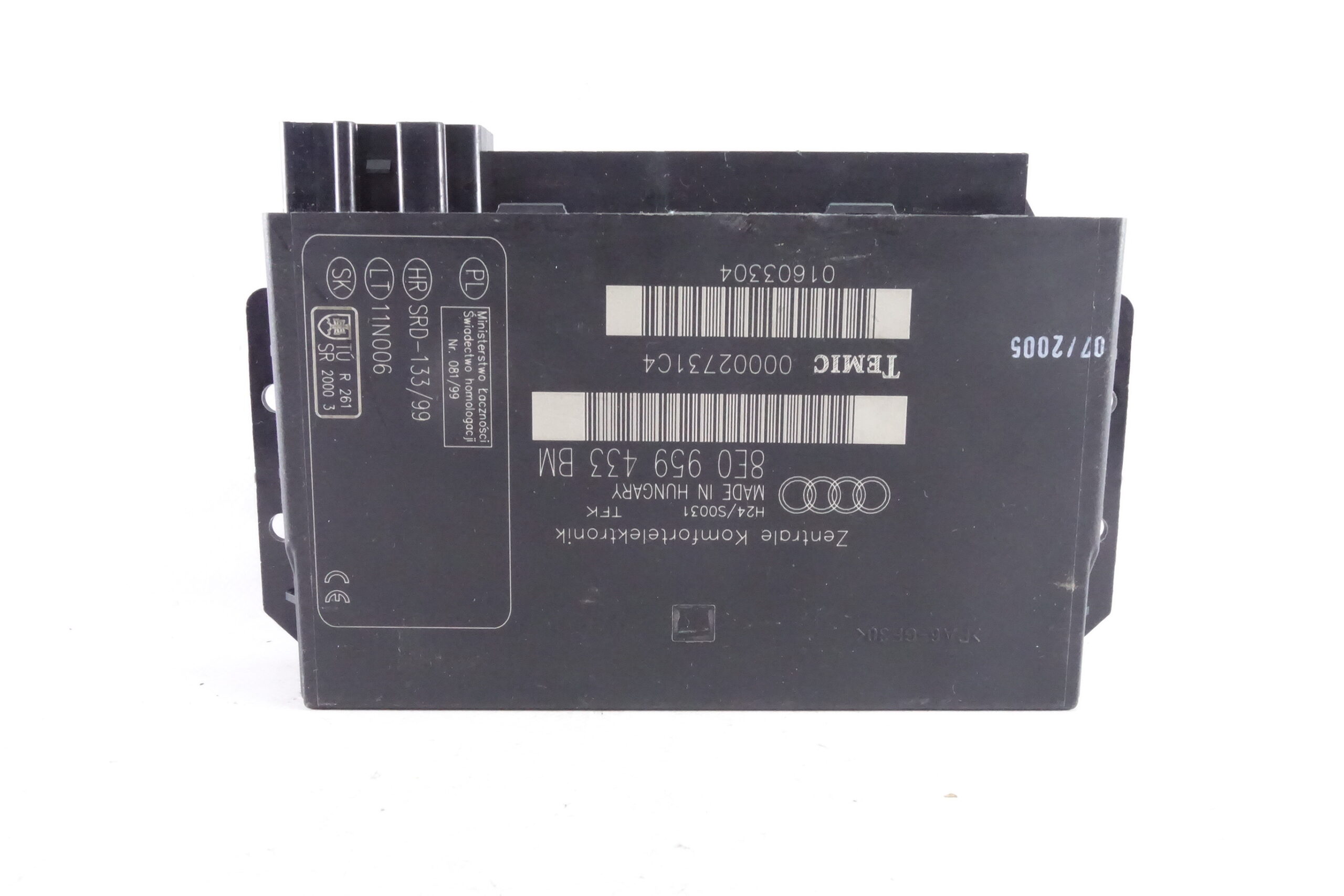 Módulo de confort Audi A4 8E0959433BM 8E0 959 433 BM 00002731C4 - foto 1
