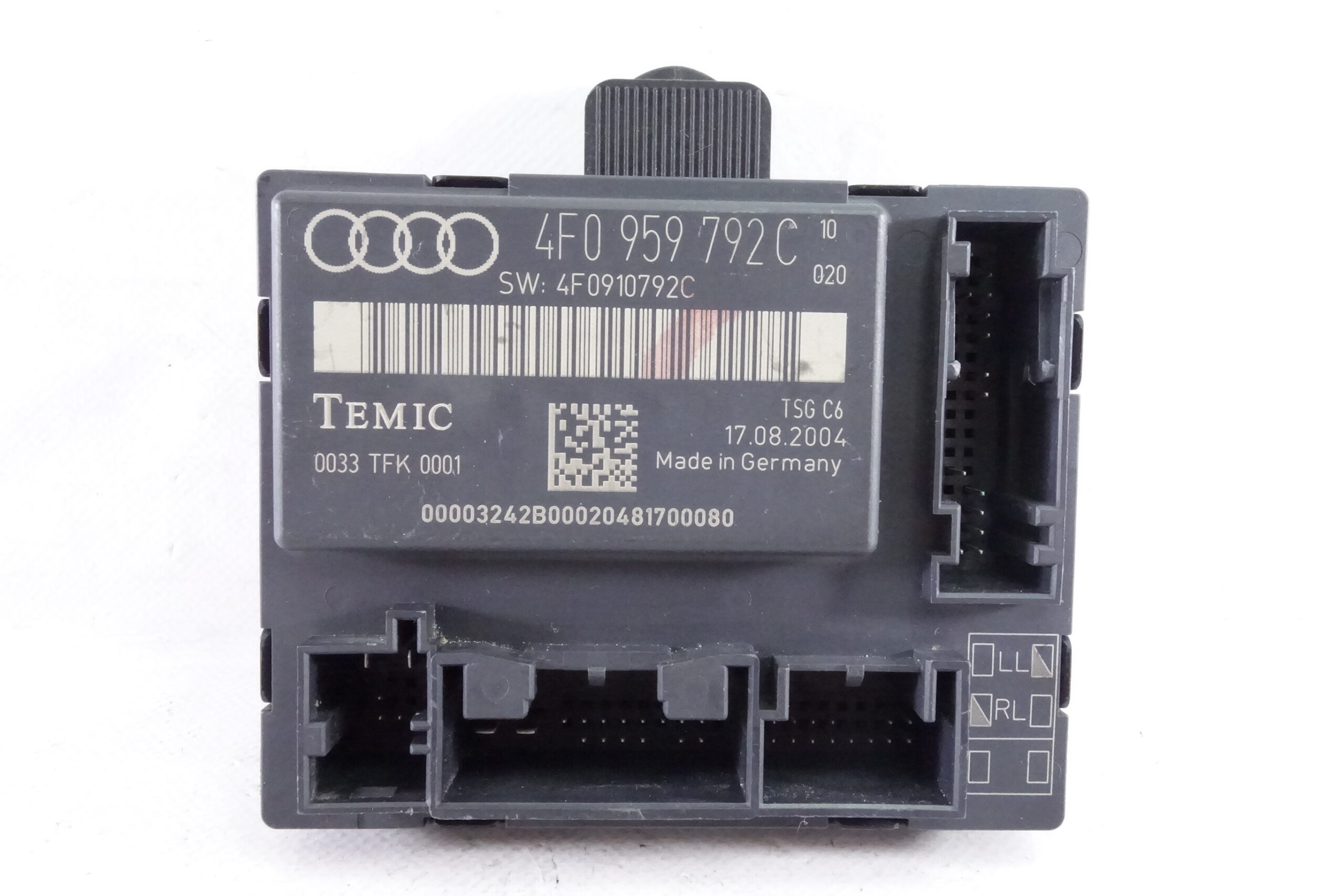 Centralita cierre Audi A6 4F0959792C 4F0 959 792C 4F0910792C Temic 0033TFK0001 0033 TFK 0001 - foto 1