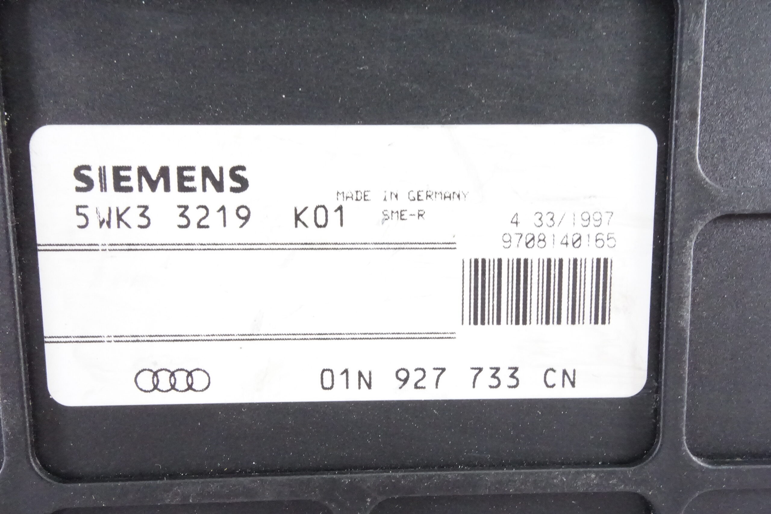 Módulo control AUDI A4 5WK33219K01 5WK3 3219 K01 01N927733CN 01N 927 733 CN - foto 2