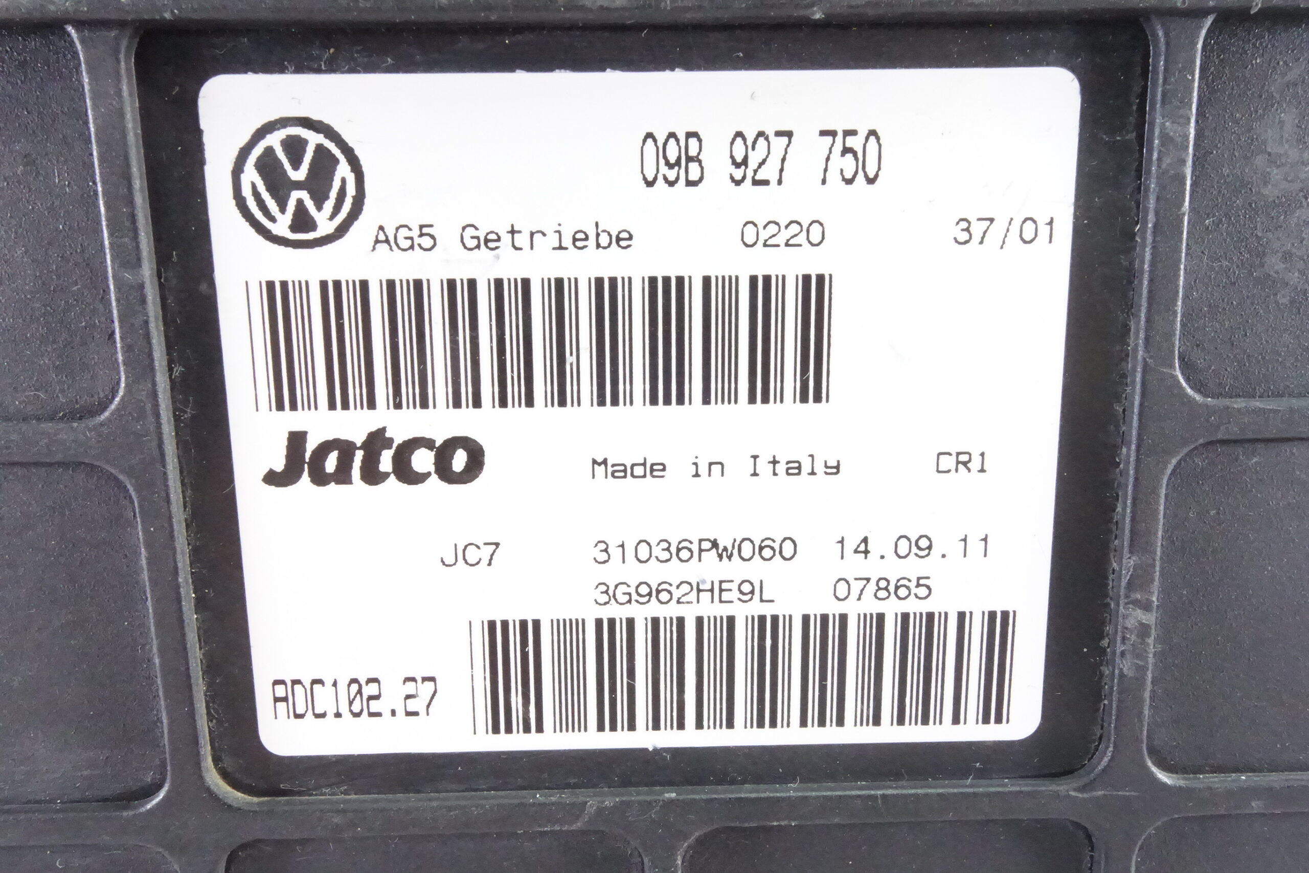 CENTRALITA CAMBIO AUTOMATICO SEAT ALHAMBRA FORD 09B927750 09B 927 750 31036PW060 - foto 2