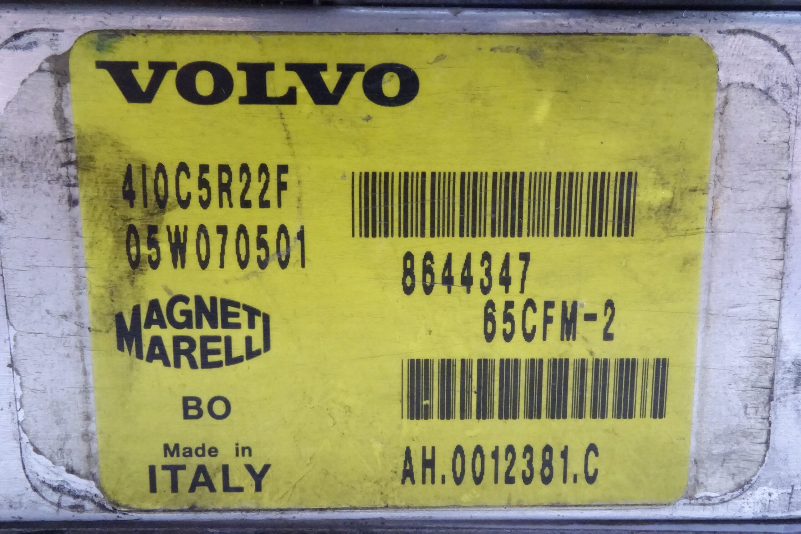 Cuerpo de mariposa Volvo S60 S70 S80 864434765CFM2 8644347 65CFM 2 AH0012381C AH 0012381 C 0005507 0005508 - foto 2