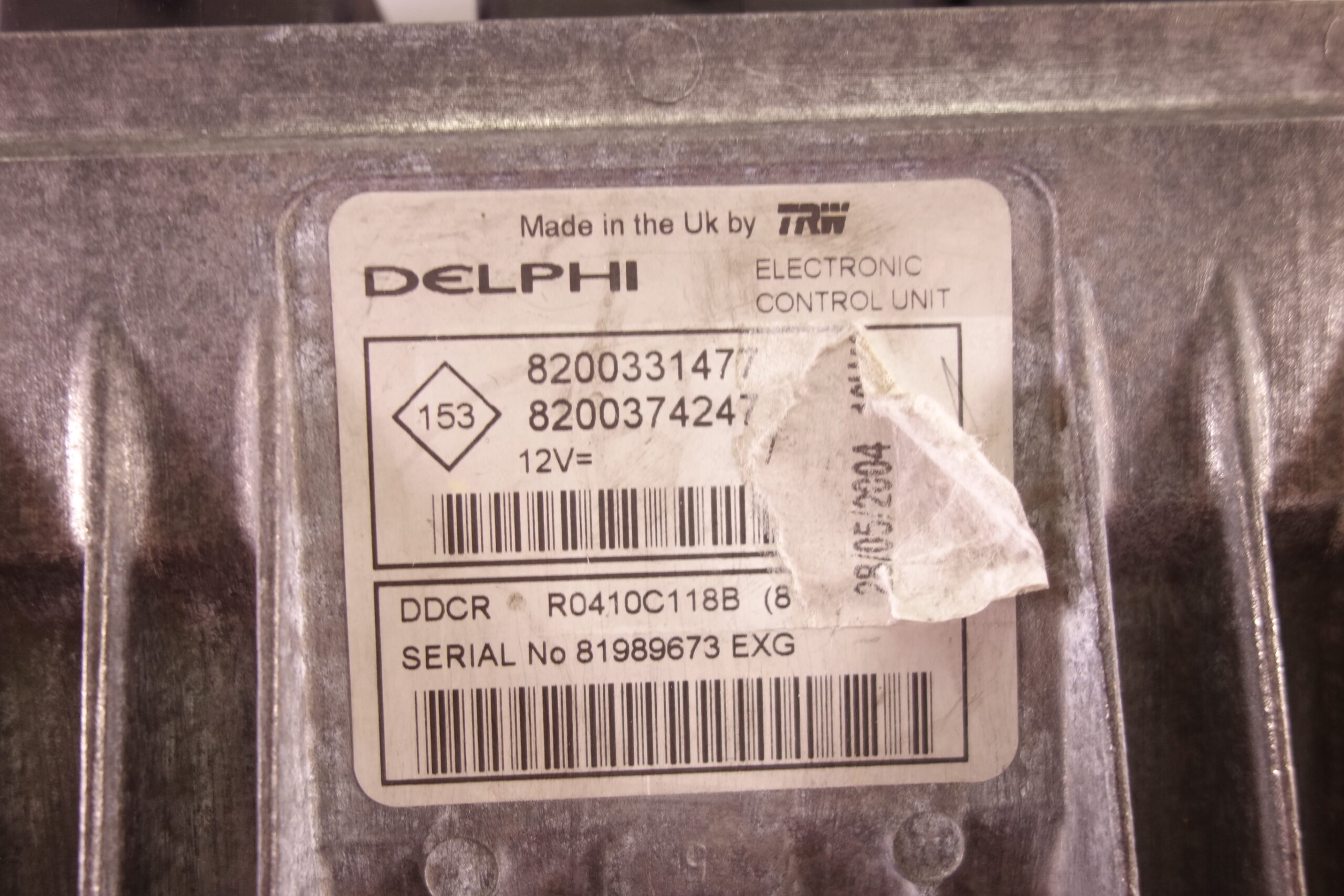 Centralita del Motor UCE Renault Megane 8200331477 8200374247 R0410C118B - foto 2