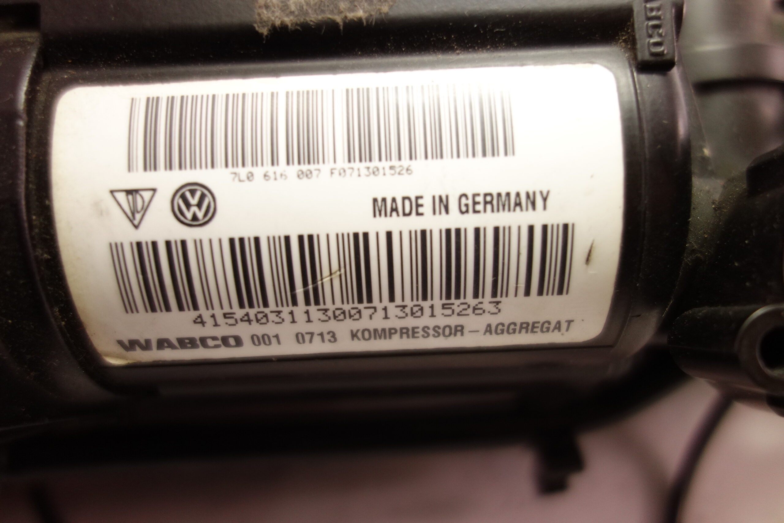 Compresor de suspensión neumática para VW Touareg Porsche Cayenne 7l0616006F 7l0 616 006 F ATE 15150000403 15.1500-0040.3 - foto 2