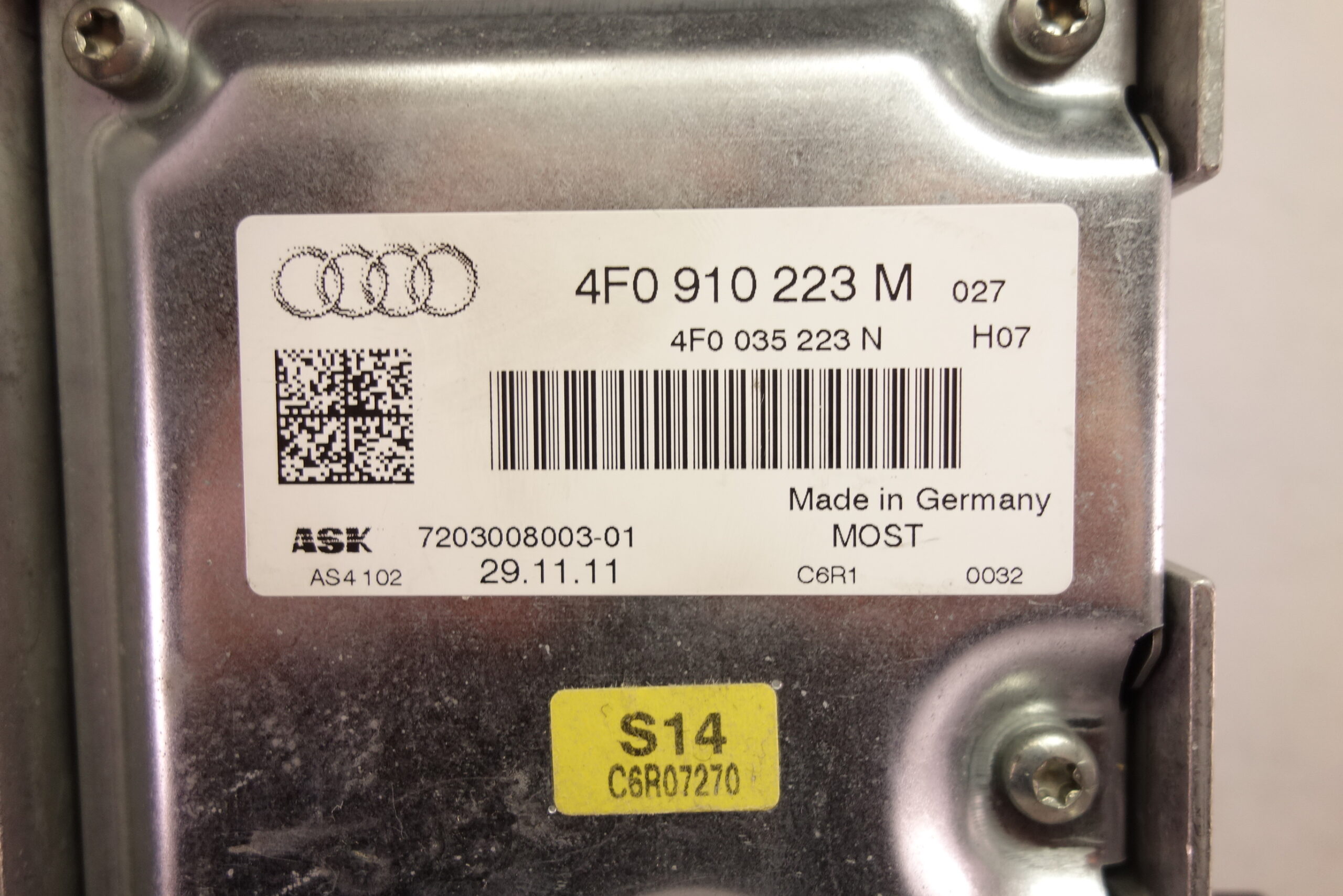 Modulo amplificador Audi A6 4F0910223M 4F0 910 223 M 4F0035223N 4F0 035 223 N - foto 2