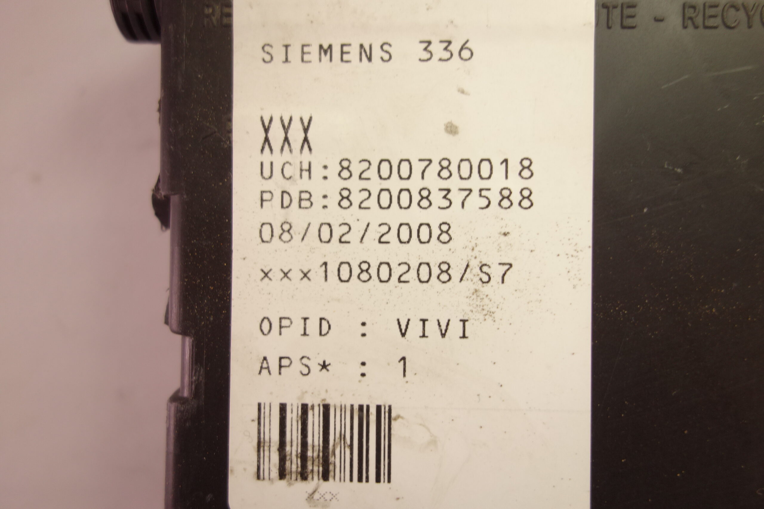Unidad de control Renault Megane 8200780018A U118400150K U118400150 K 8200780018 8200837588 - foto 3