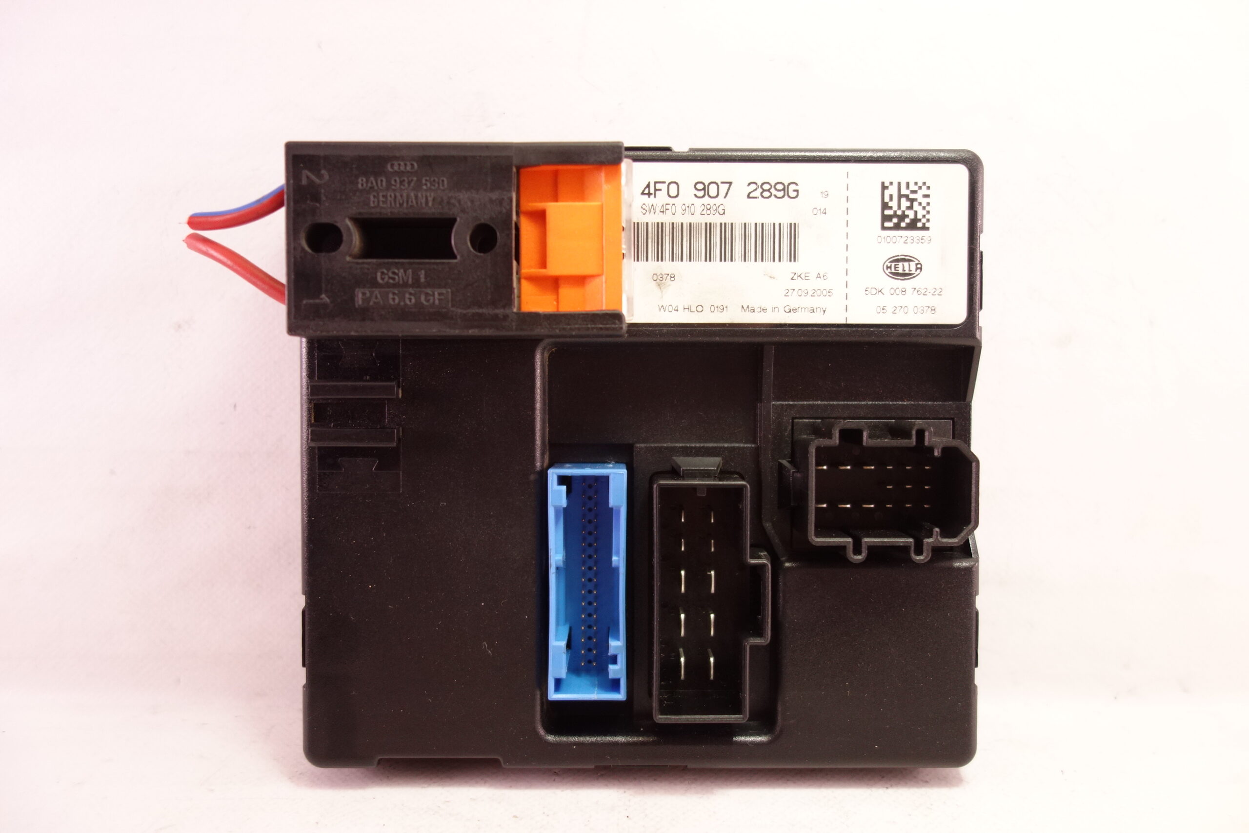 Módulo de confort Audi A6 4F0907289G 4F0 907 289G 4F0 910 289G 5DK00876222 5DK 008 762 22 8A0937530 8A0 937 530 - foto 1