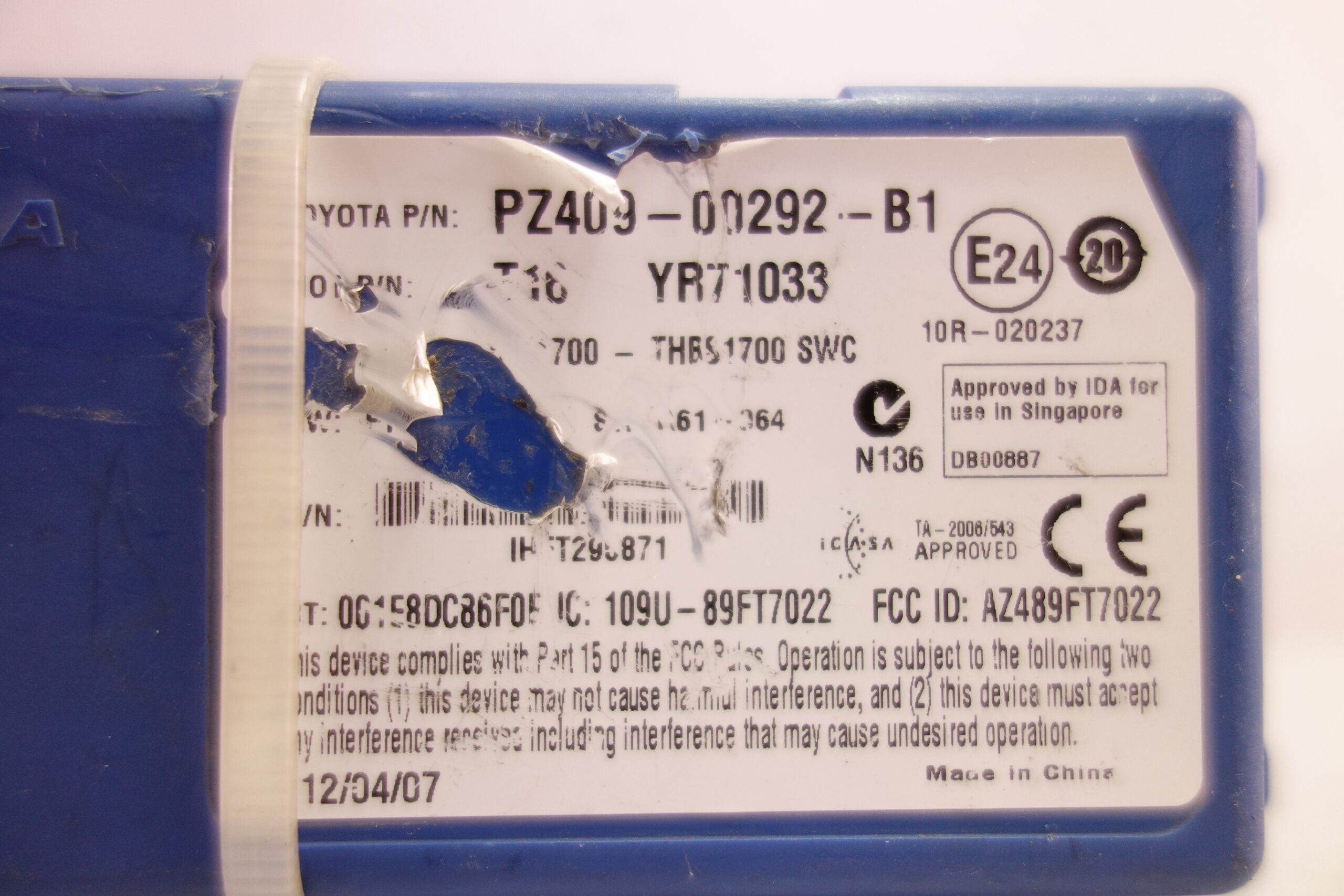 Centralita Bluetooth Toyota Rav4 PZ40900292B1 PZ409 00292 B1 YR71033 PZ4090029202 PZ409 00292 02 856410551 85641 0551 10R-020237 10R020237 - foto 2