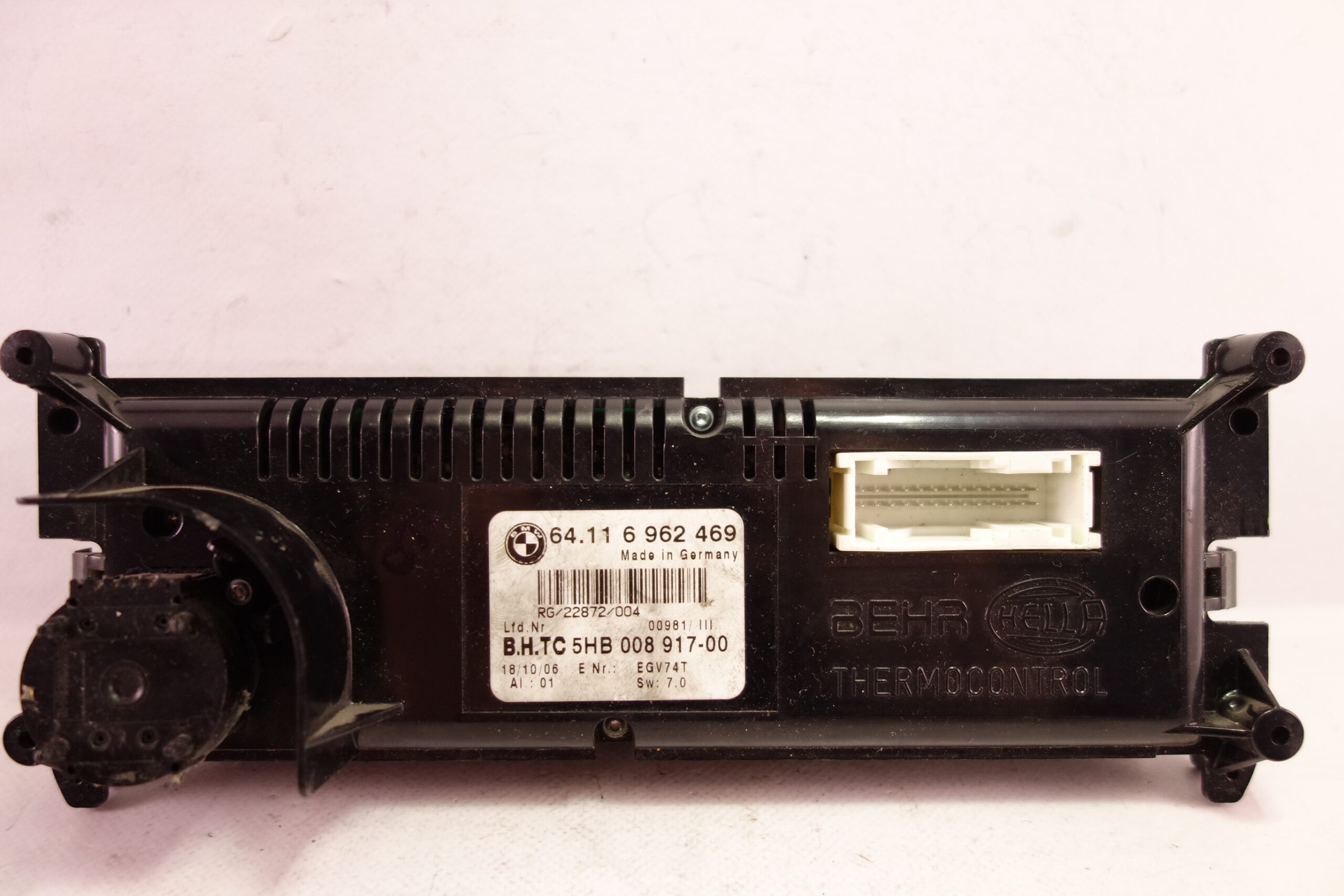 Mando climatizador BMW Mini 64116962469 64 11 6 962 469 5HB00891700 5HB 008 917 00 - foto 3